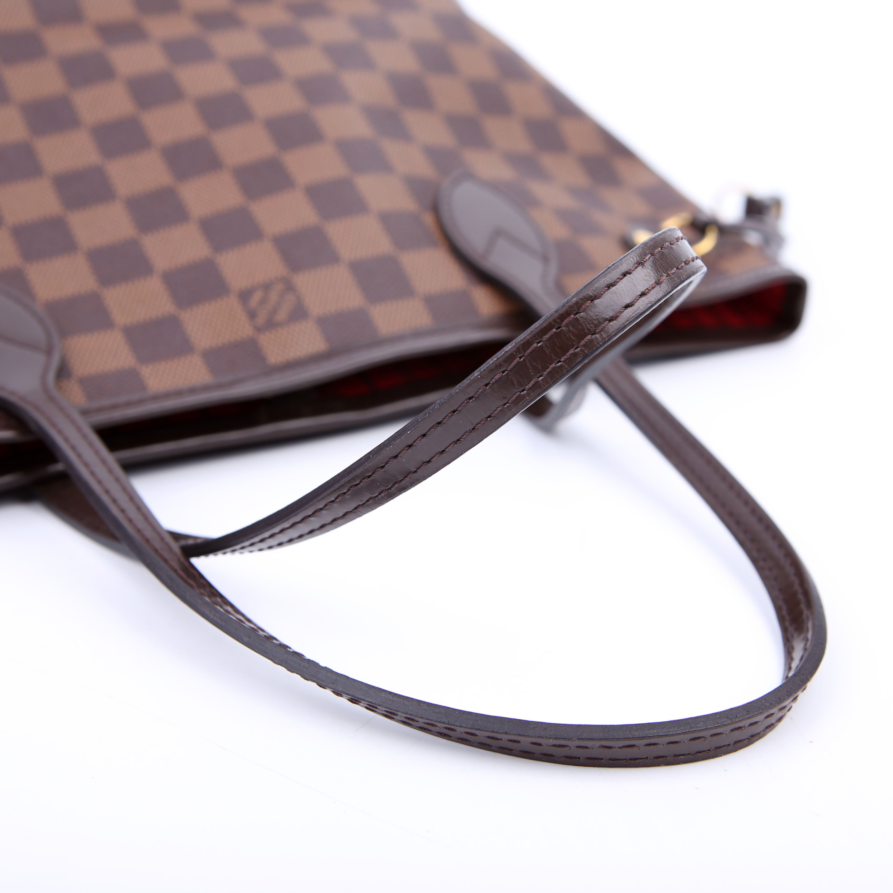 Neverfull PM Damier Ebene Red