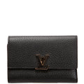Capucines Wallet Compact Black/Pink