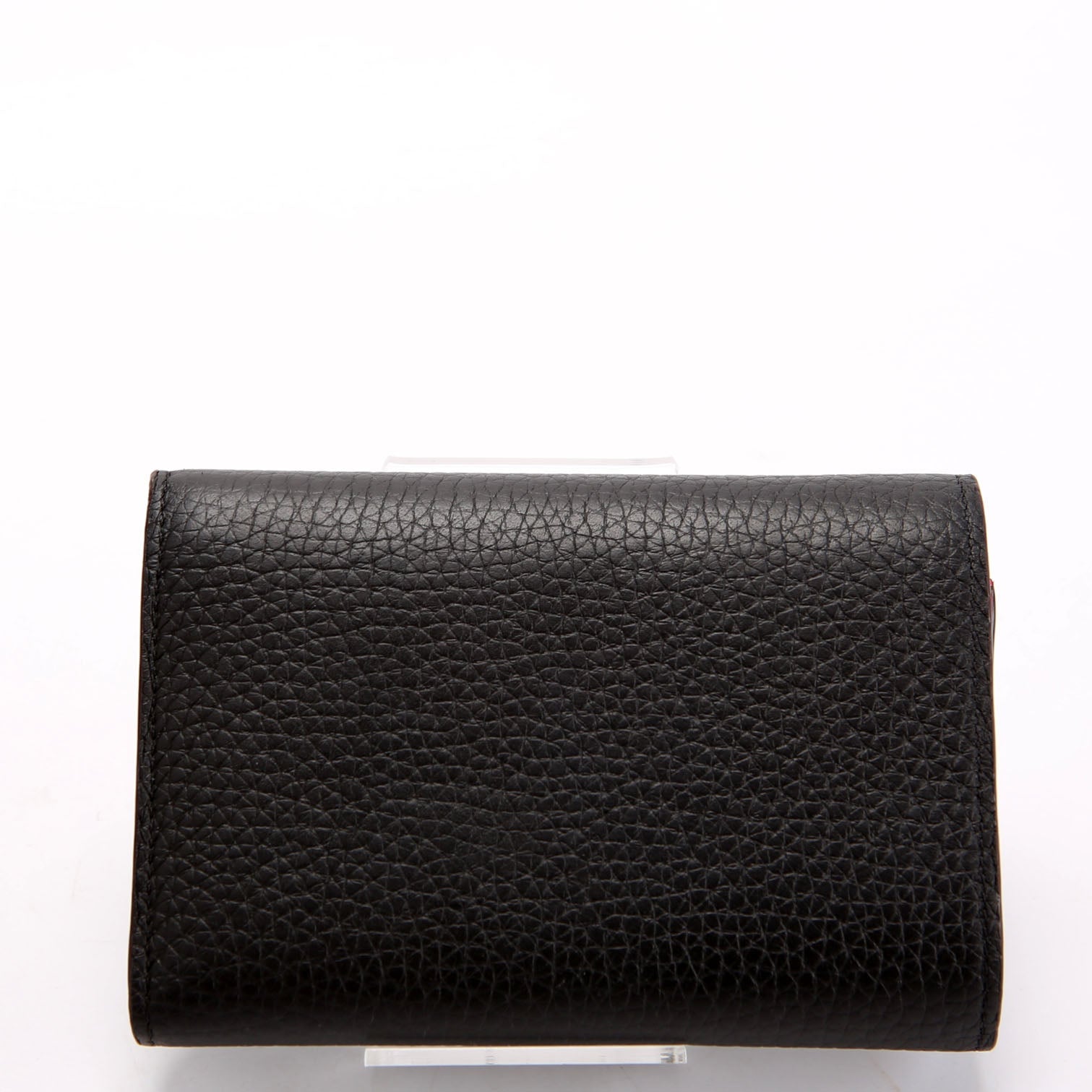 Capucines Wallet Compact Black/Pink