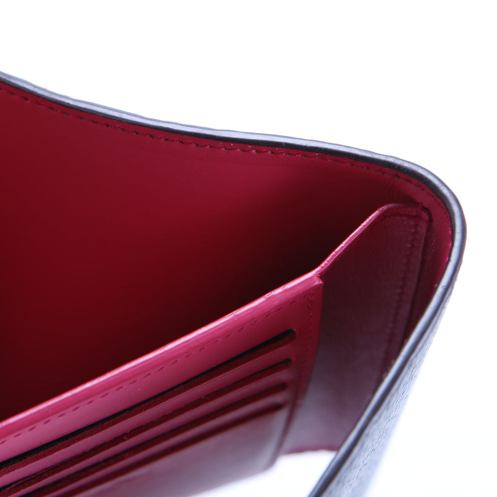 Capucines Wallet Compact Black/Pink