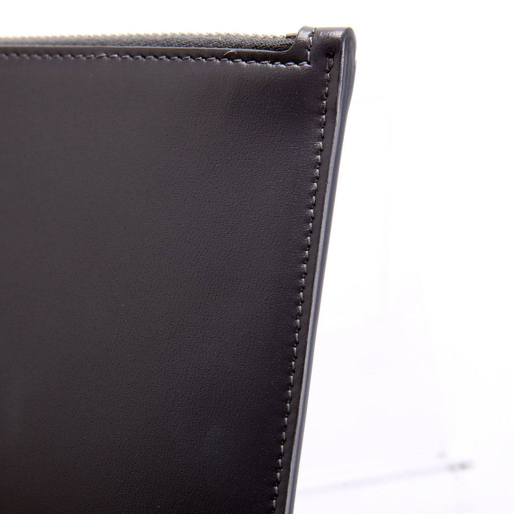 SAINT LAURENT 635097 Calfskin Pouch Small Grey