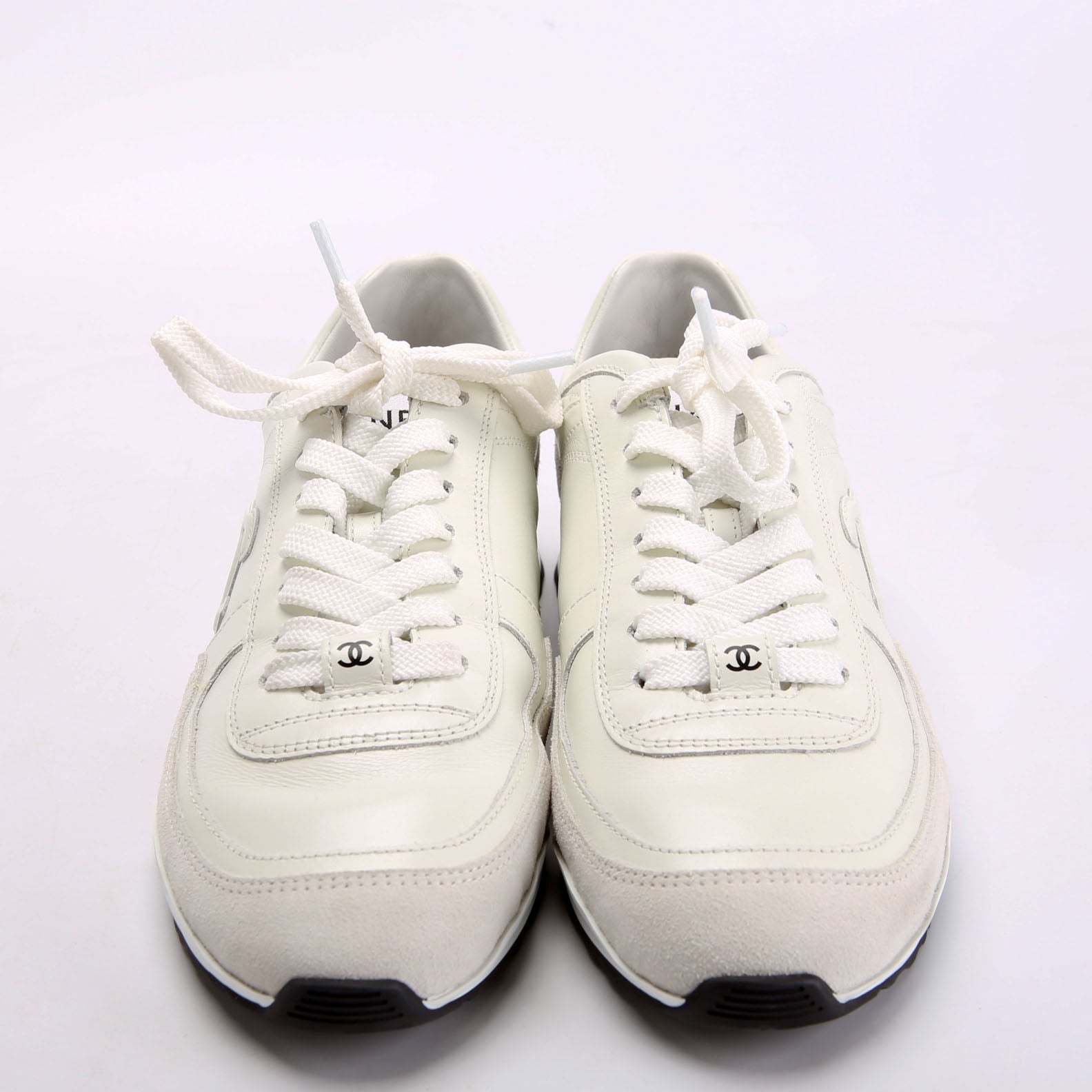 Calf/Suede CC Sneakers Size 36.5