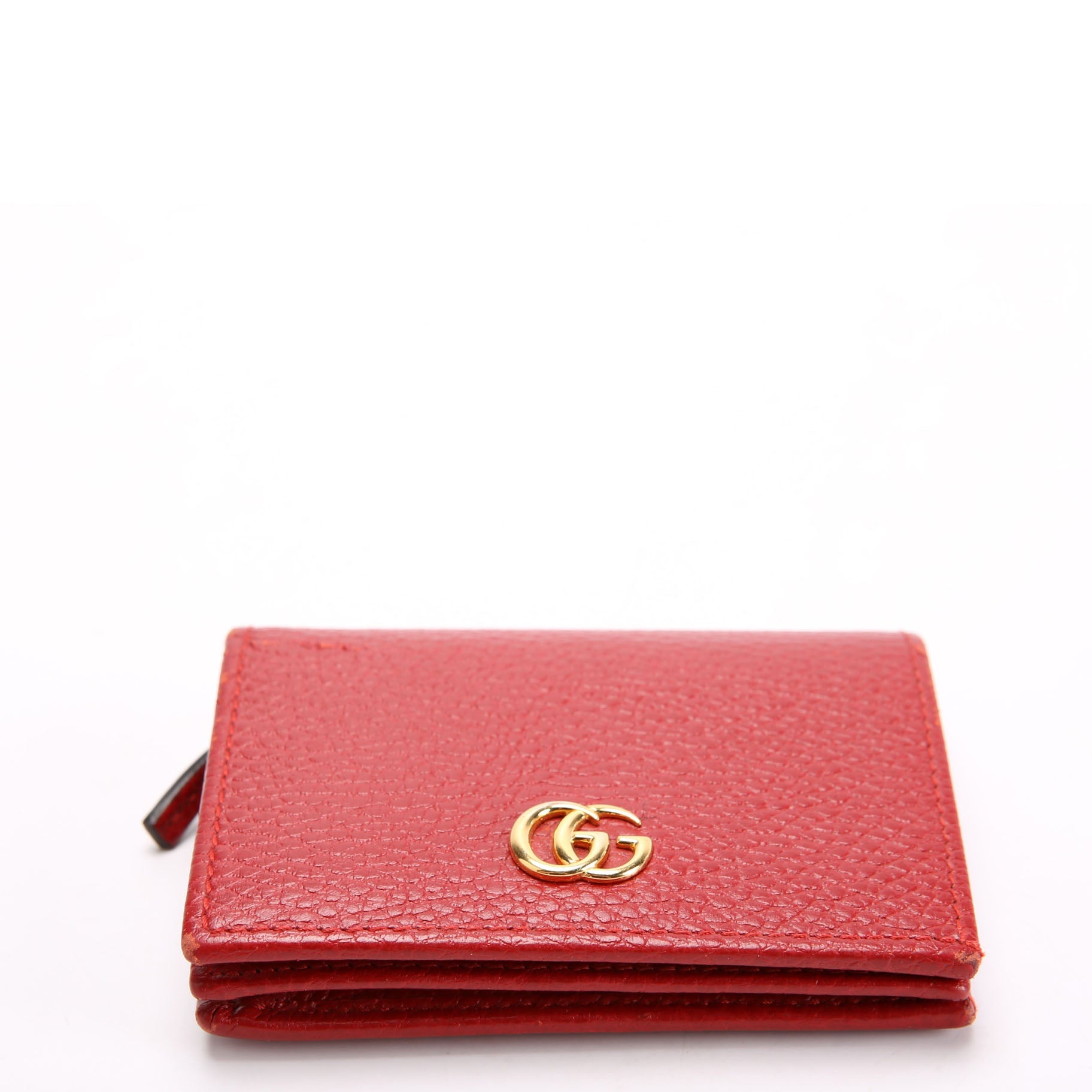 Gucci 456126 GG Marmont Card Case Red