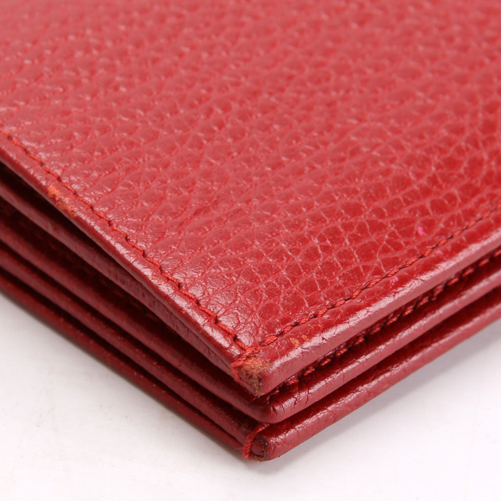 Gucci 456126 GG Marmont Card Case Red