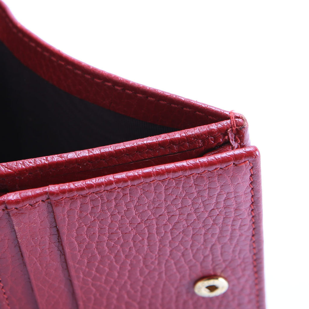 Gucci 456126 GG Marmont Card Case Red