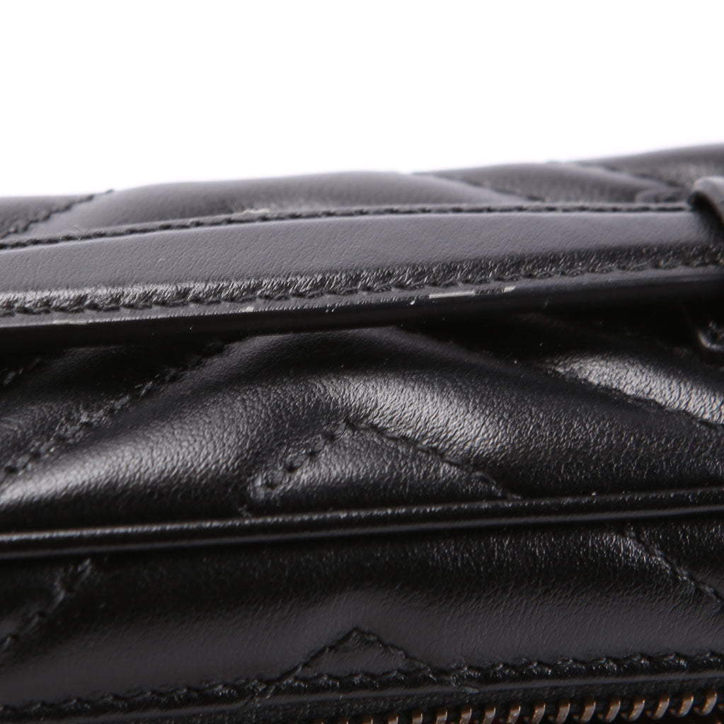 699515 GG Marmont Mini Top Handle Black