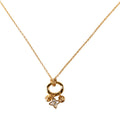 My Blooming Strass Necklace M00592 Gold