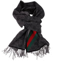 Gucci GG Web Wool Stole Scarf