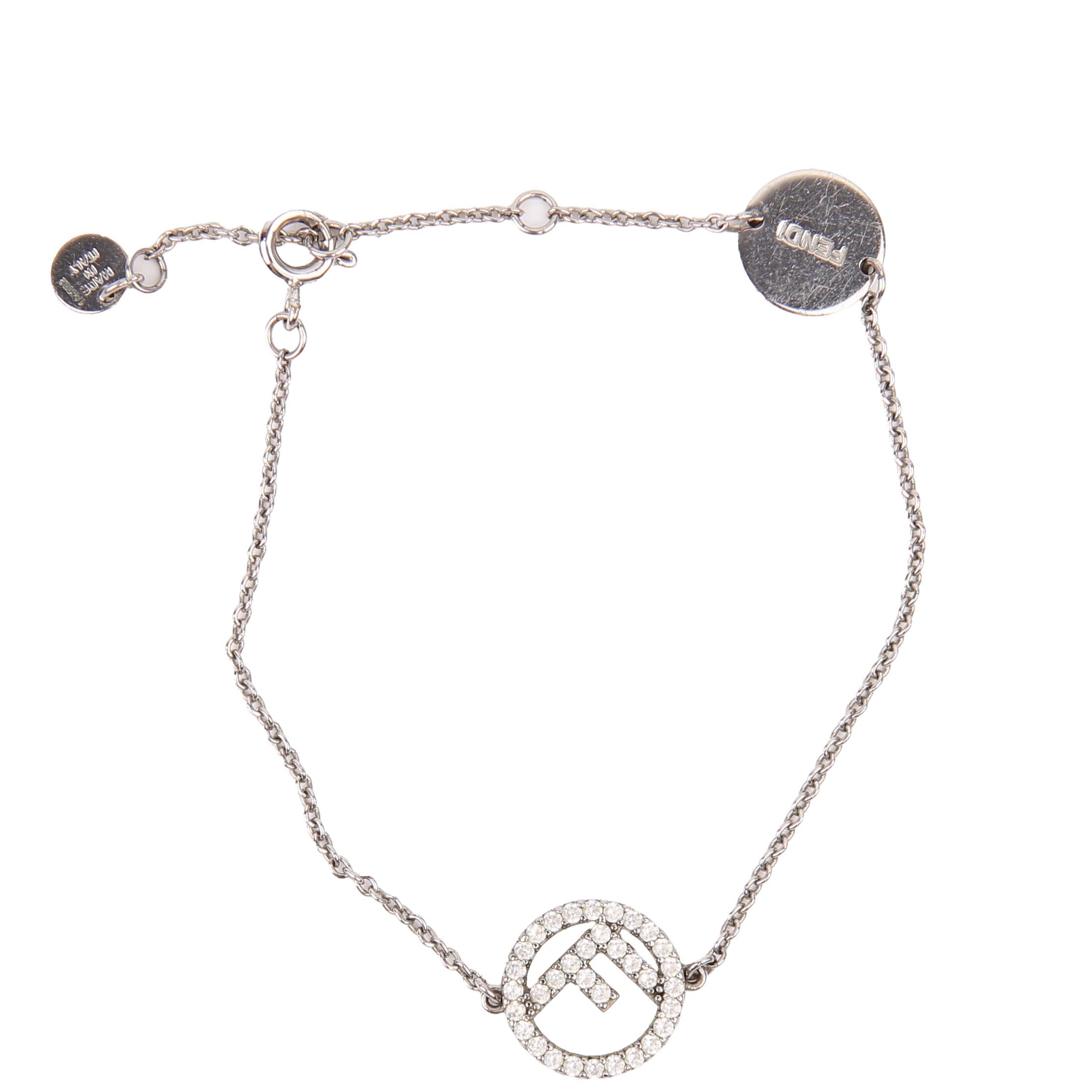 Fendi F is Fendi Rhinestones Bracelet