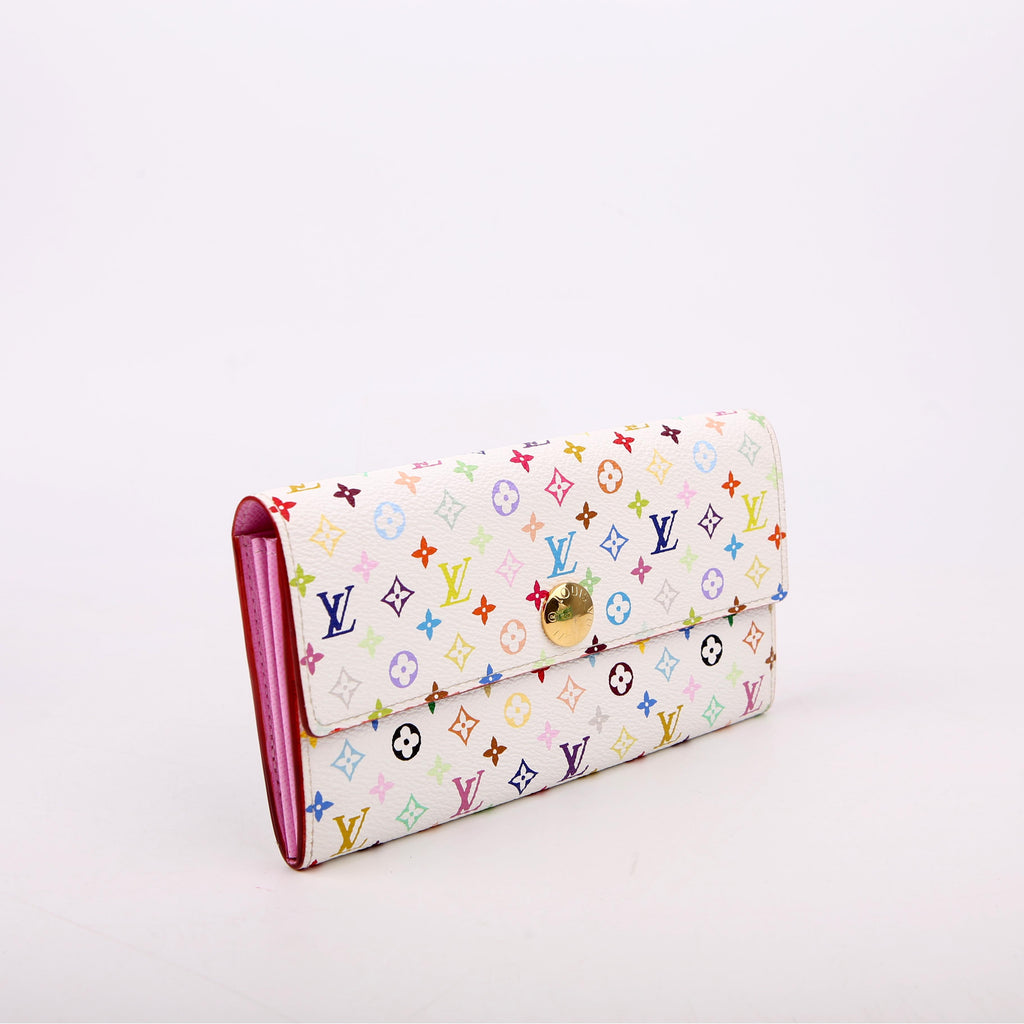 Sarah Wallet Multicolor White/Pink