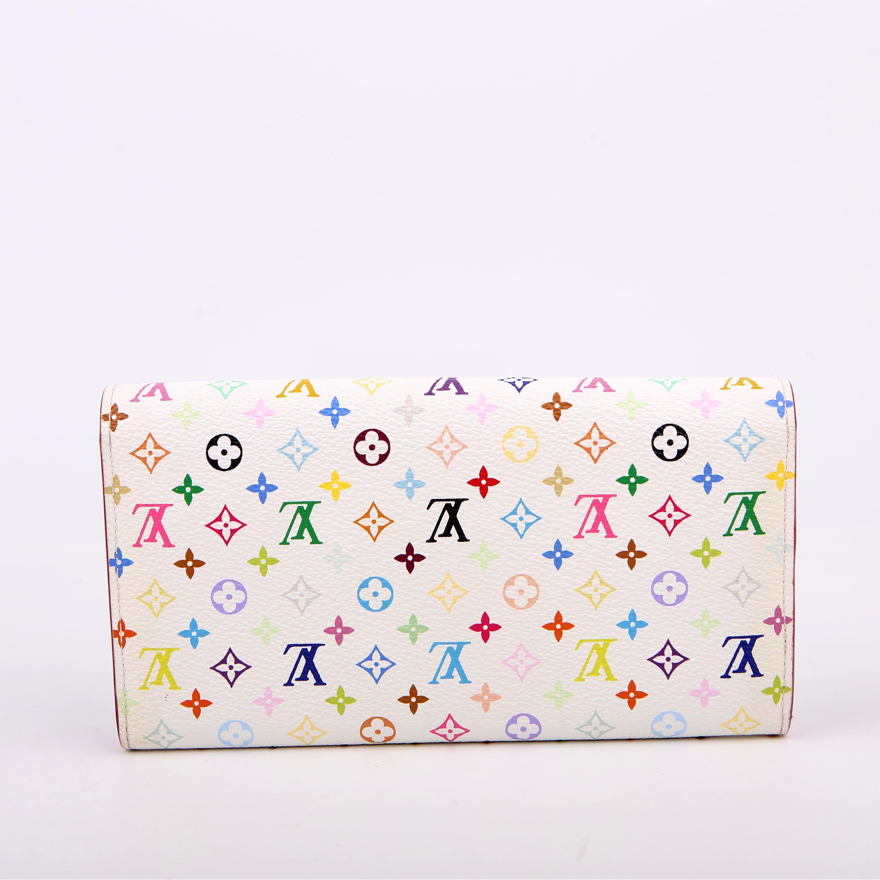 Sarah Wallet Multicolor White/Pink