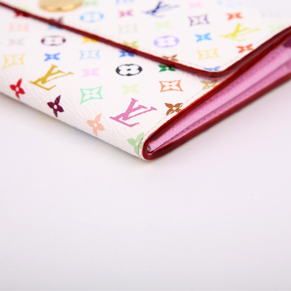 Sarah Wallet Multicolor White/Pink