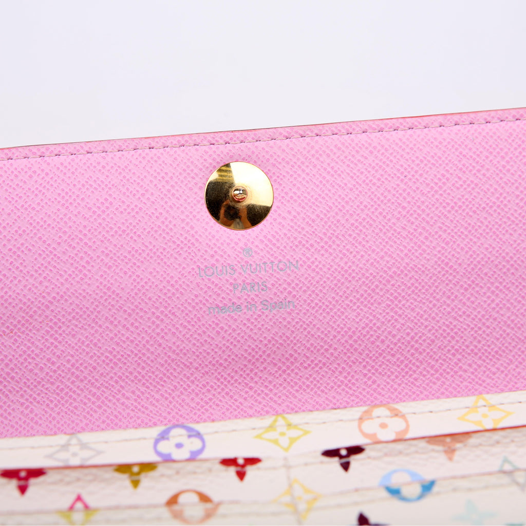Sarah Wallet Multicolor White/Pink