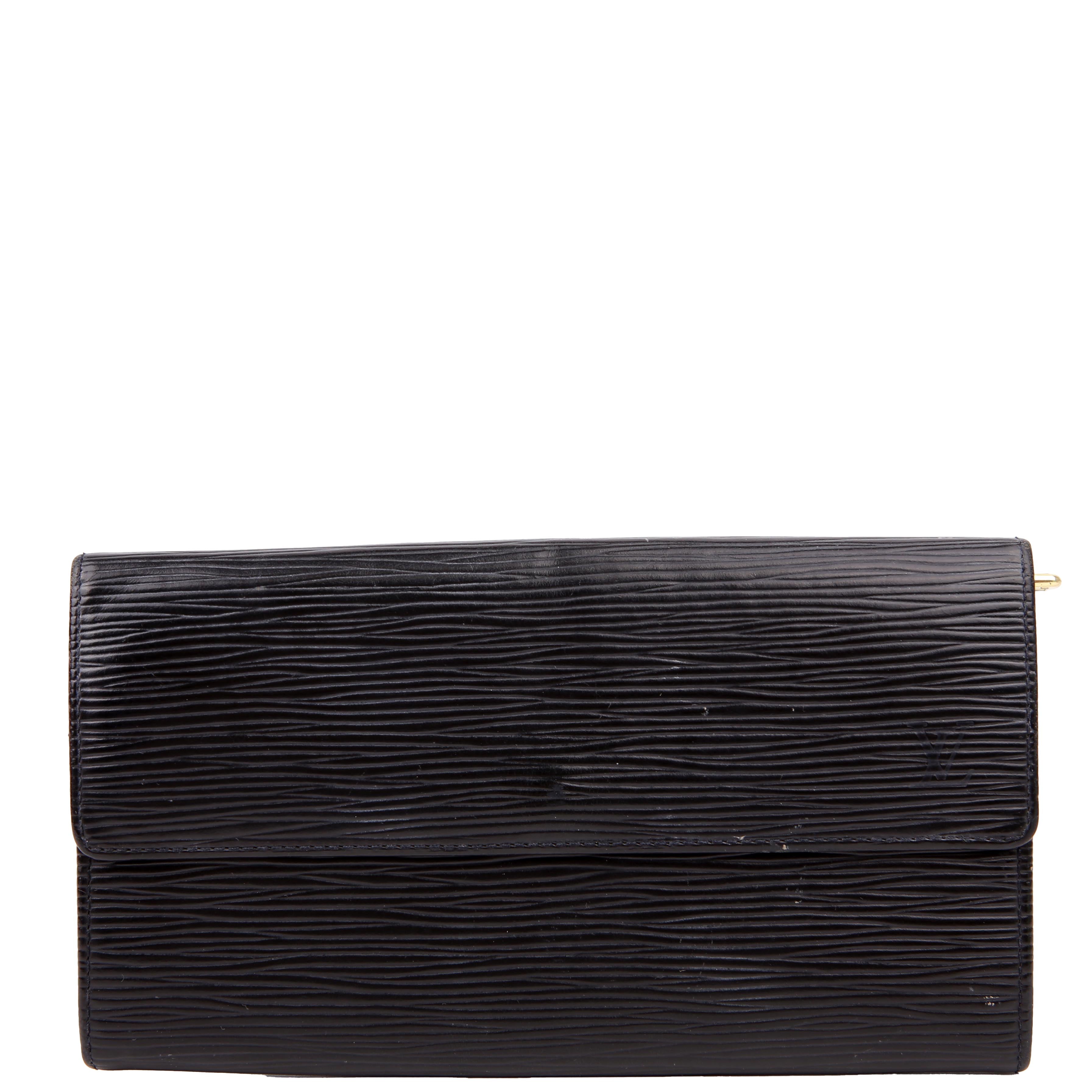 Porte Monnaie Wallet Epi Black