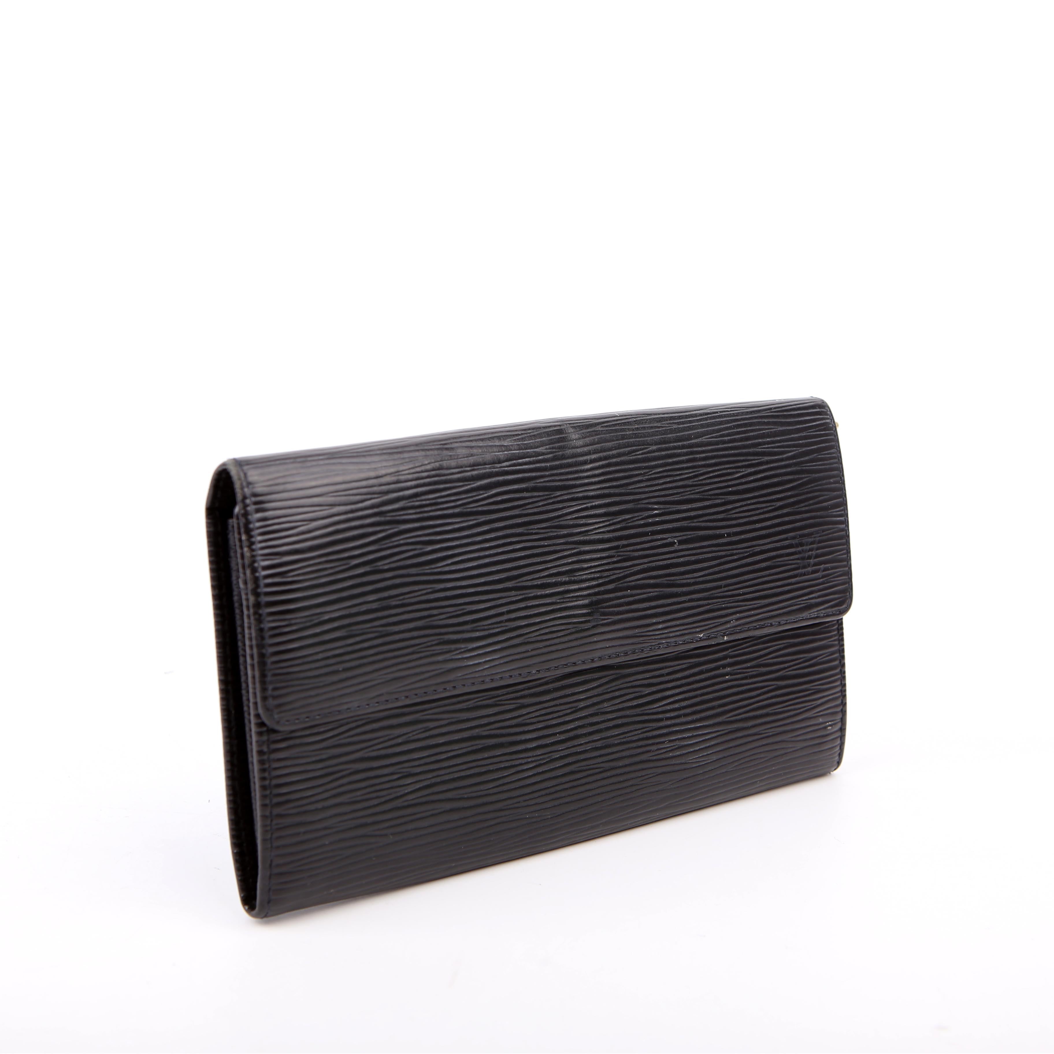 Porte Monnaie Wallet Epi Black