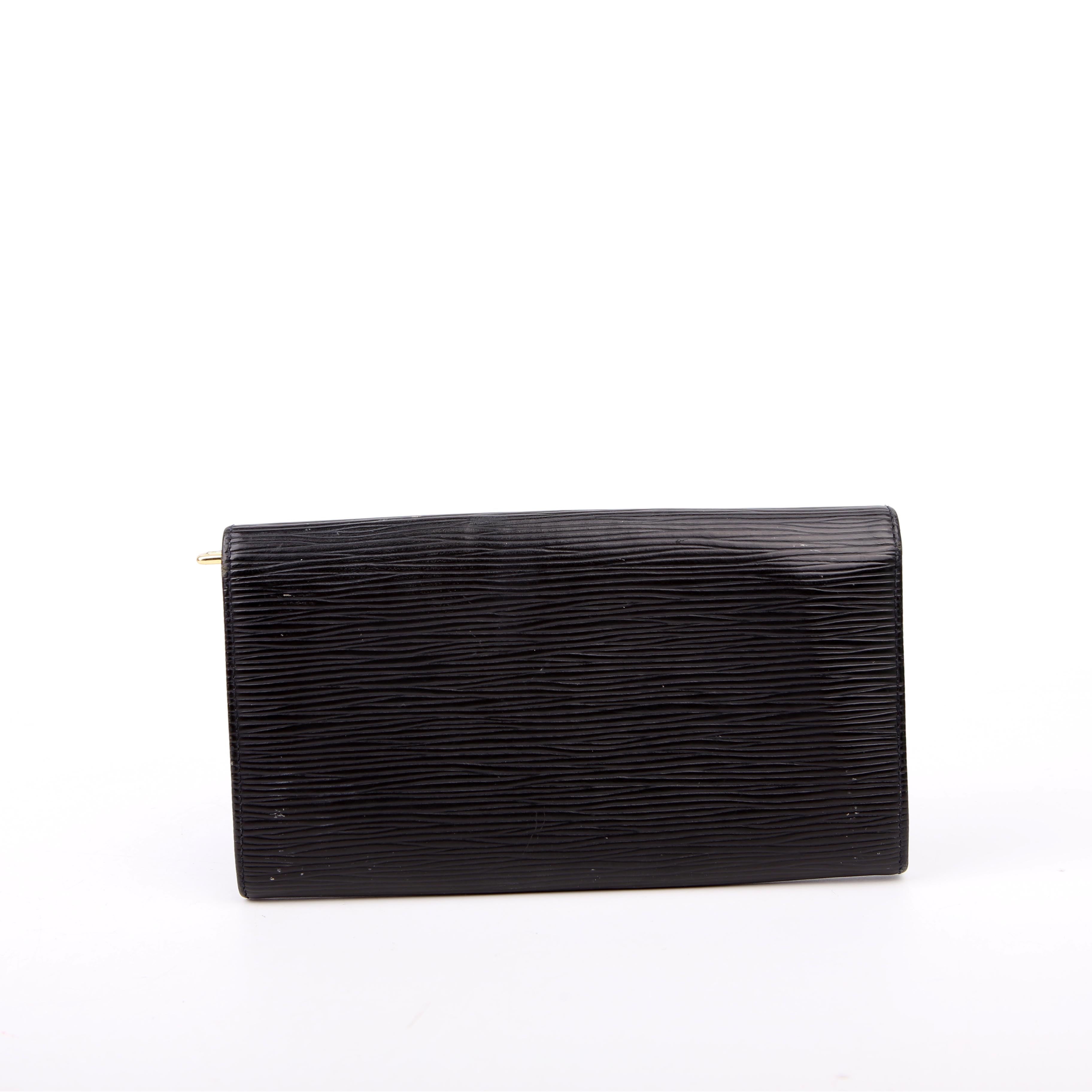 Porte Monnaie Wallet Epi Black