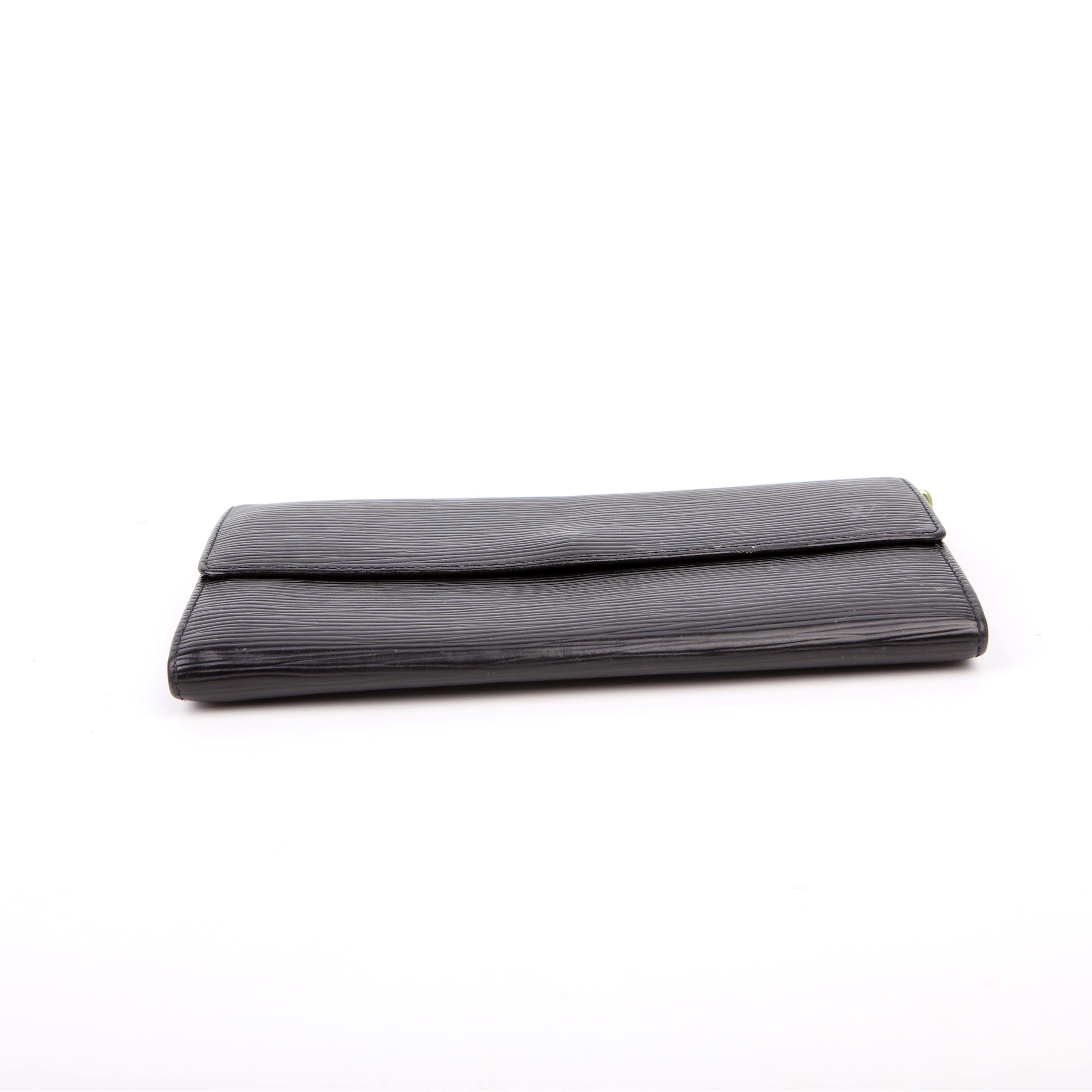Porte Monnaie Wallet Epi Black