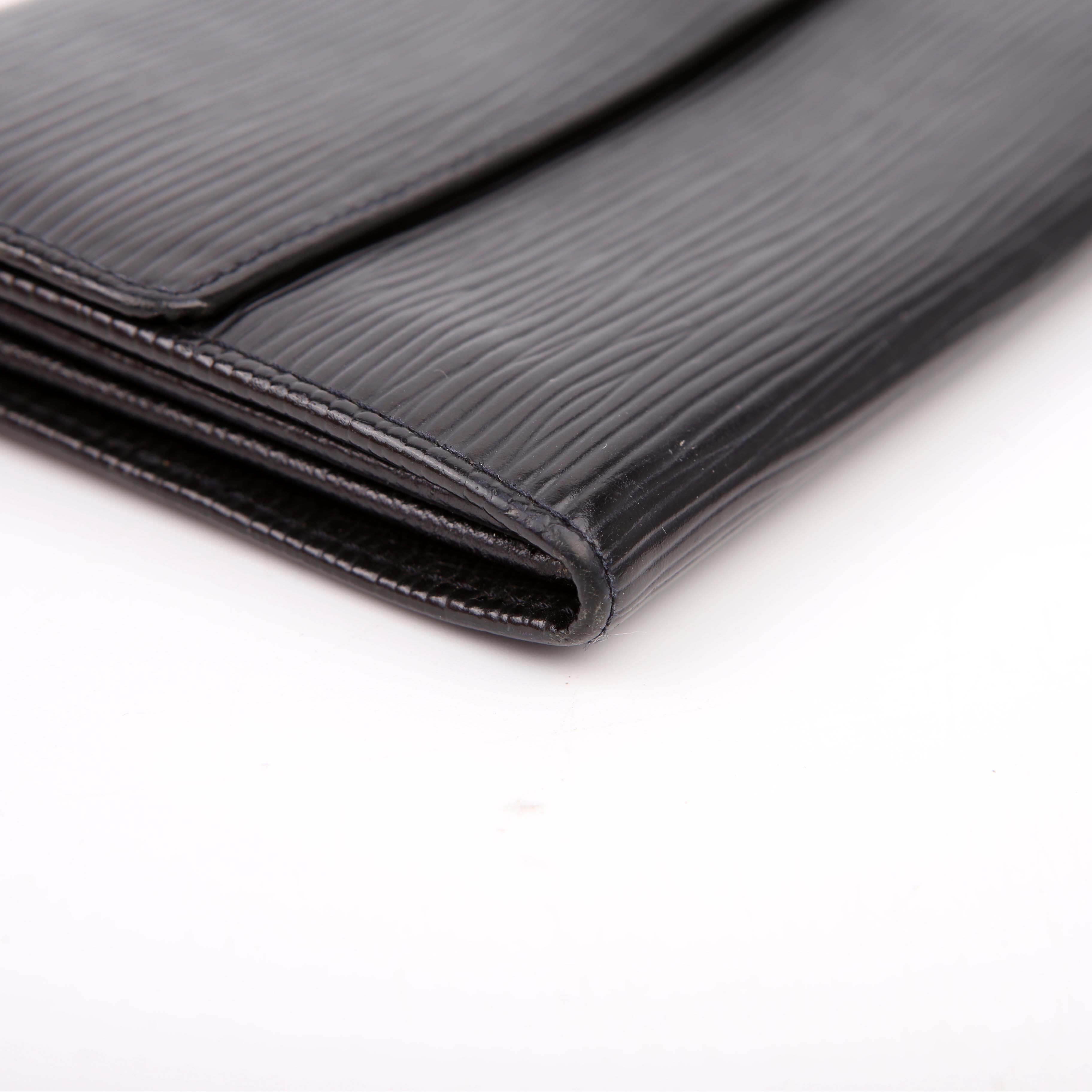 Porte Monnaie Wallet Epi Black