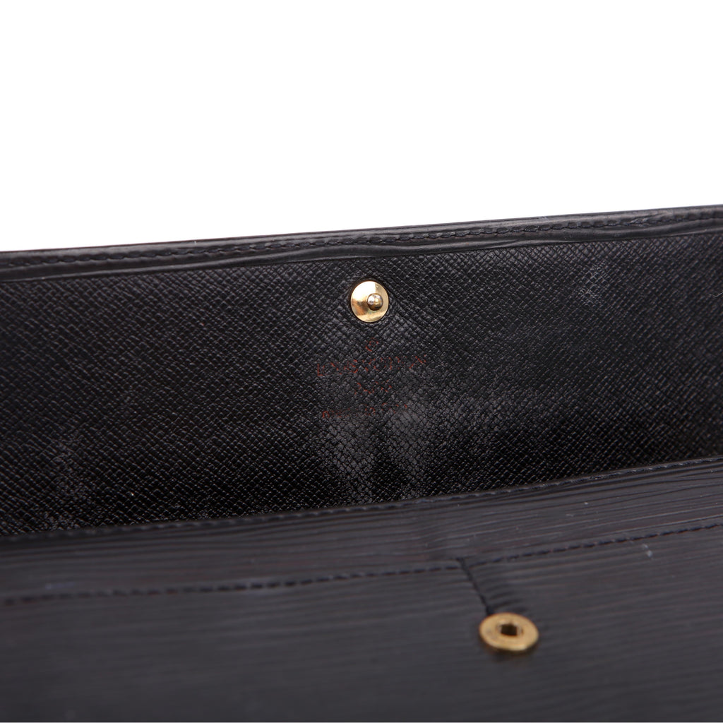 Porte Monnaie Wallet Epi Black