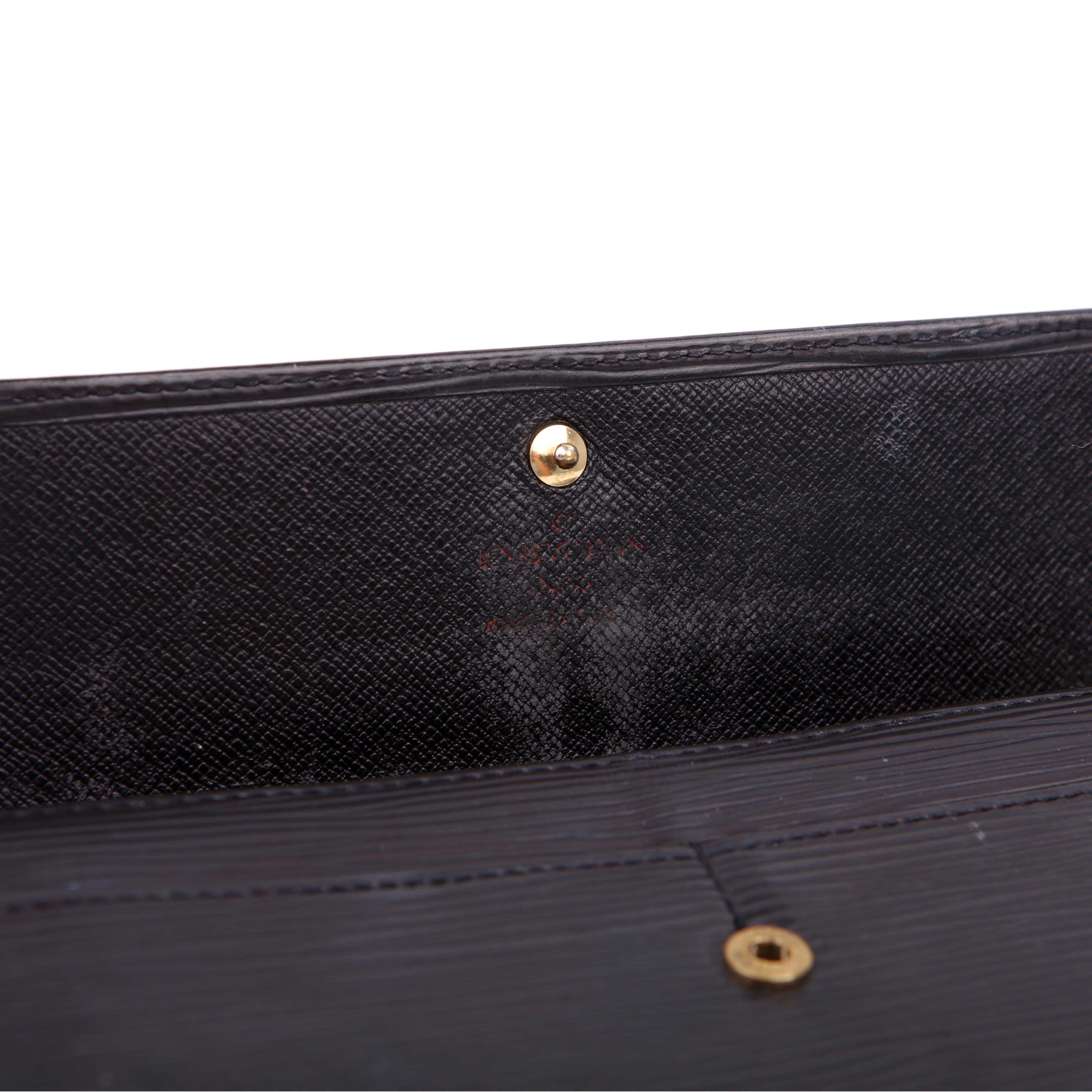 Porte Monnaie Wallet Epi Black