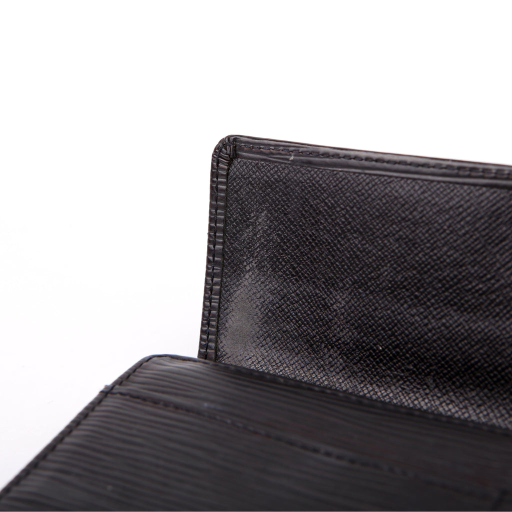 Porte Monnaie Wallet Epi Black