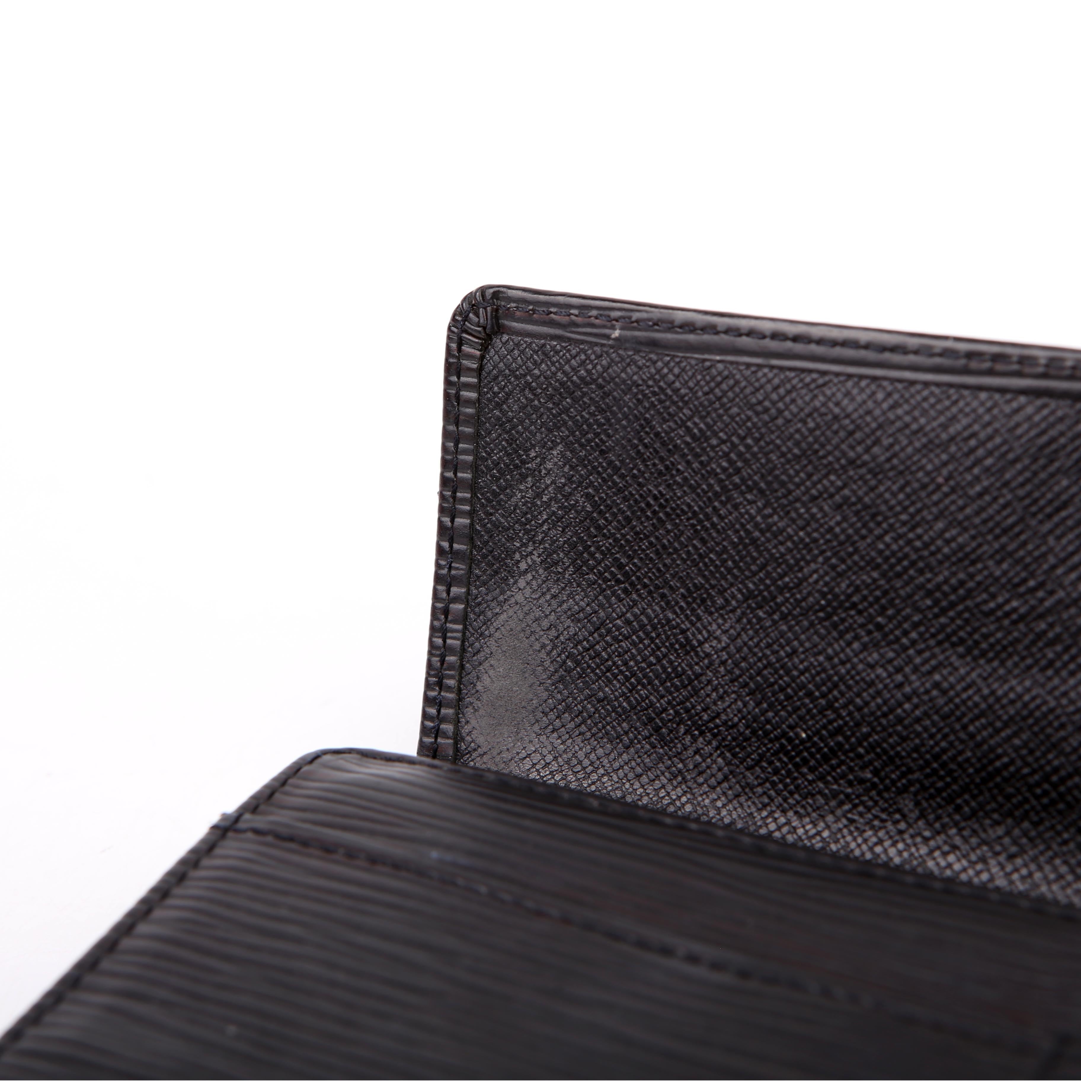 Porte Monnaie Wallet Epi Black
