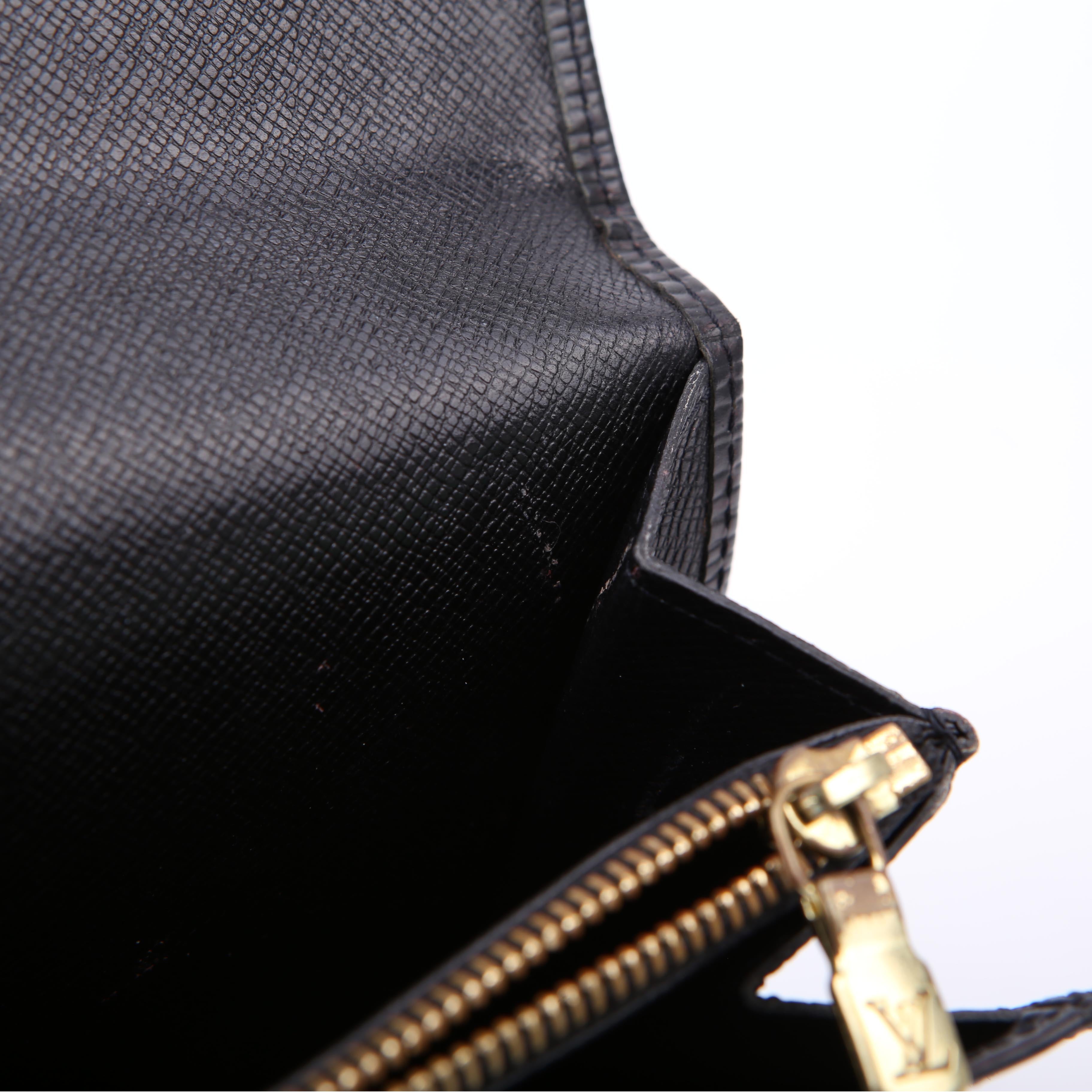Porte Monnaie Wallet Epi Black