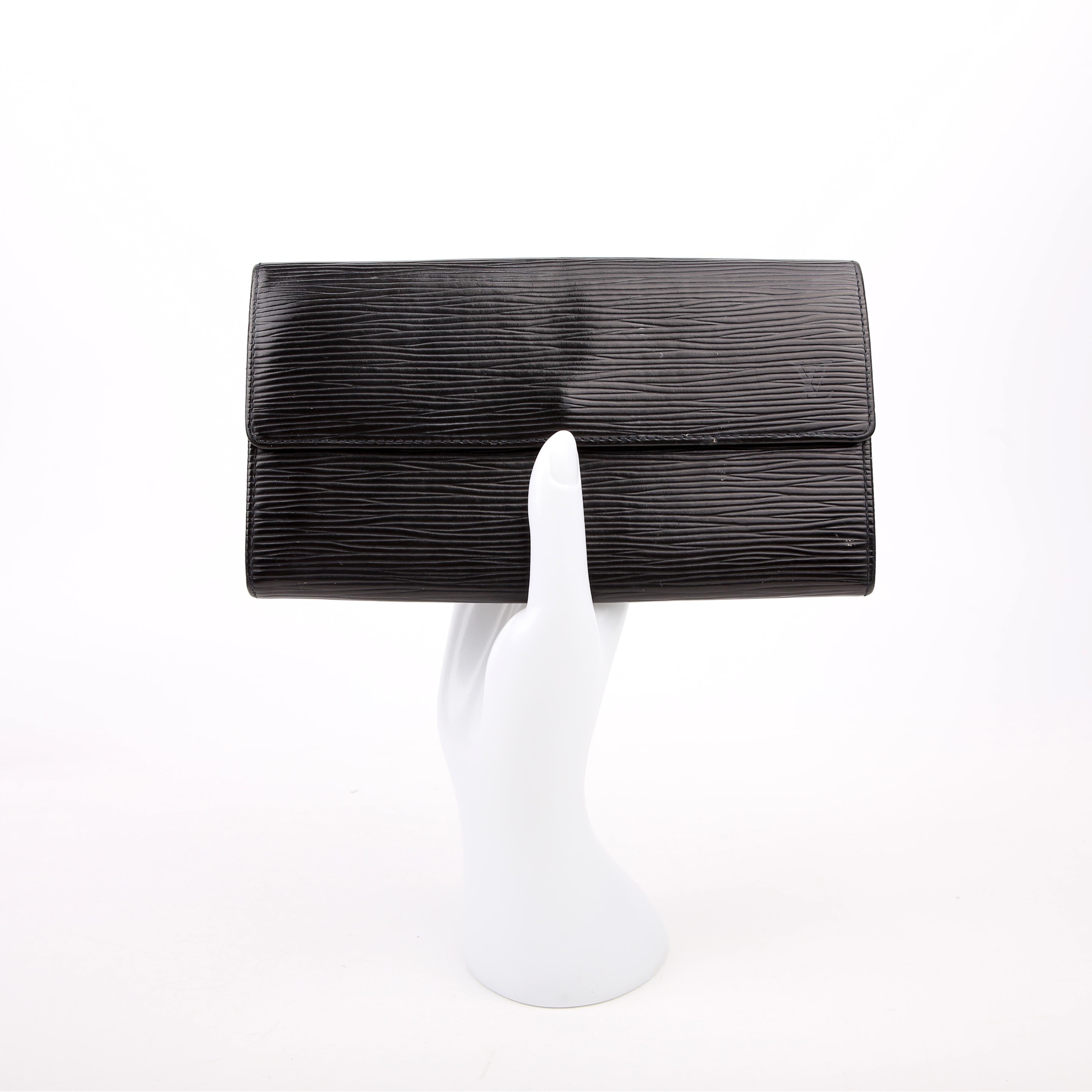Porte Monnaie Wallet Epi Black