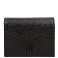 Gucci 456126 GG Marmont Card Case Black