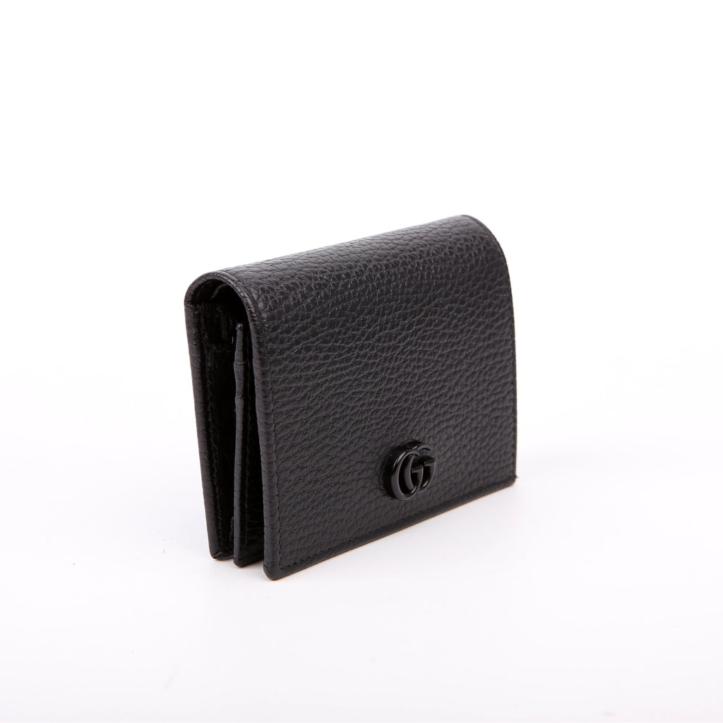 Gucci 456126 GG Marmont Card Case Black