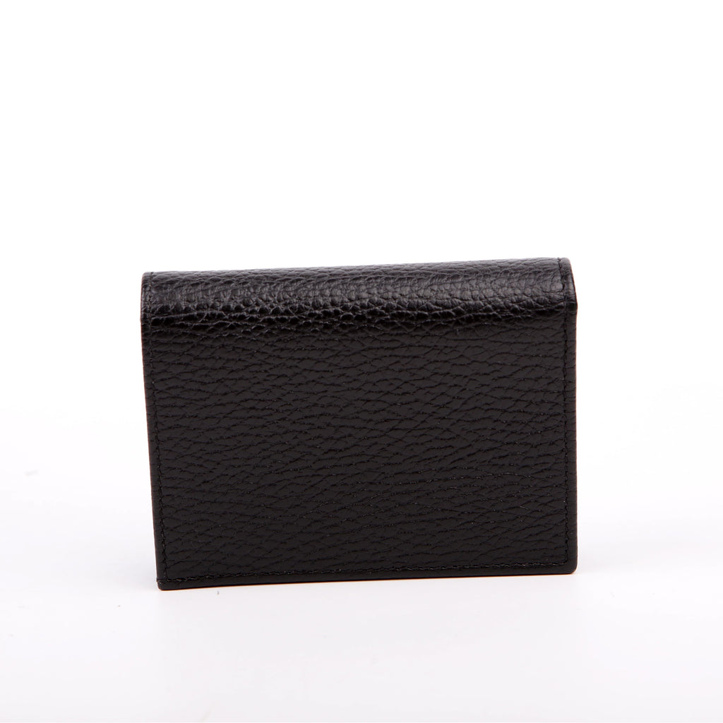 Gucci 456126 GG Marmont Card Case Black