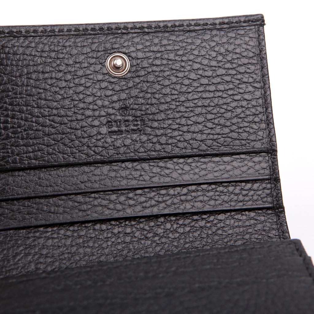 Gucci 456126 GG Marmont Card Case Black