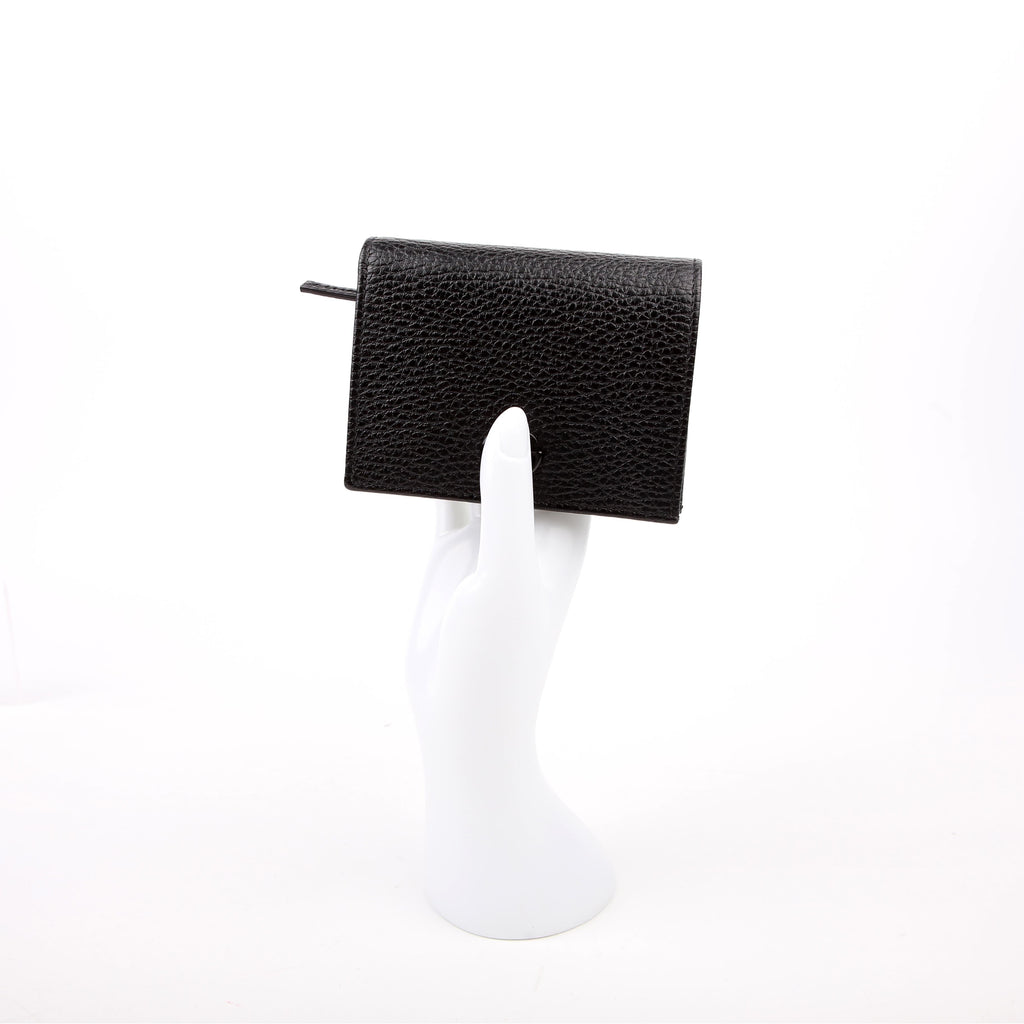 Gucci 456126 GG Marmont Card Case Black