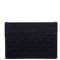 262837 Microguccissima Card Holder Navy Blue