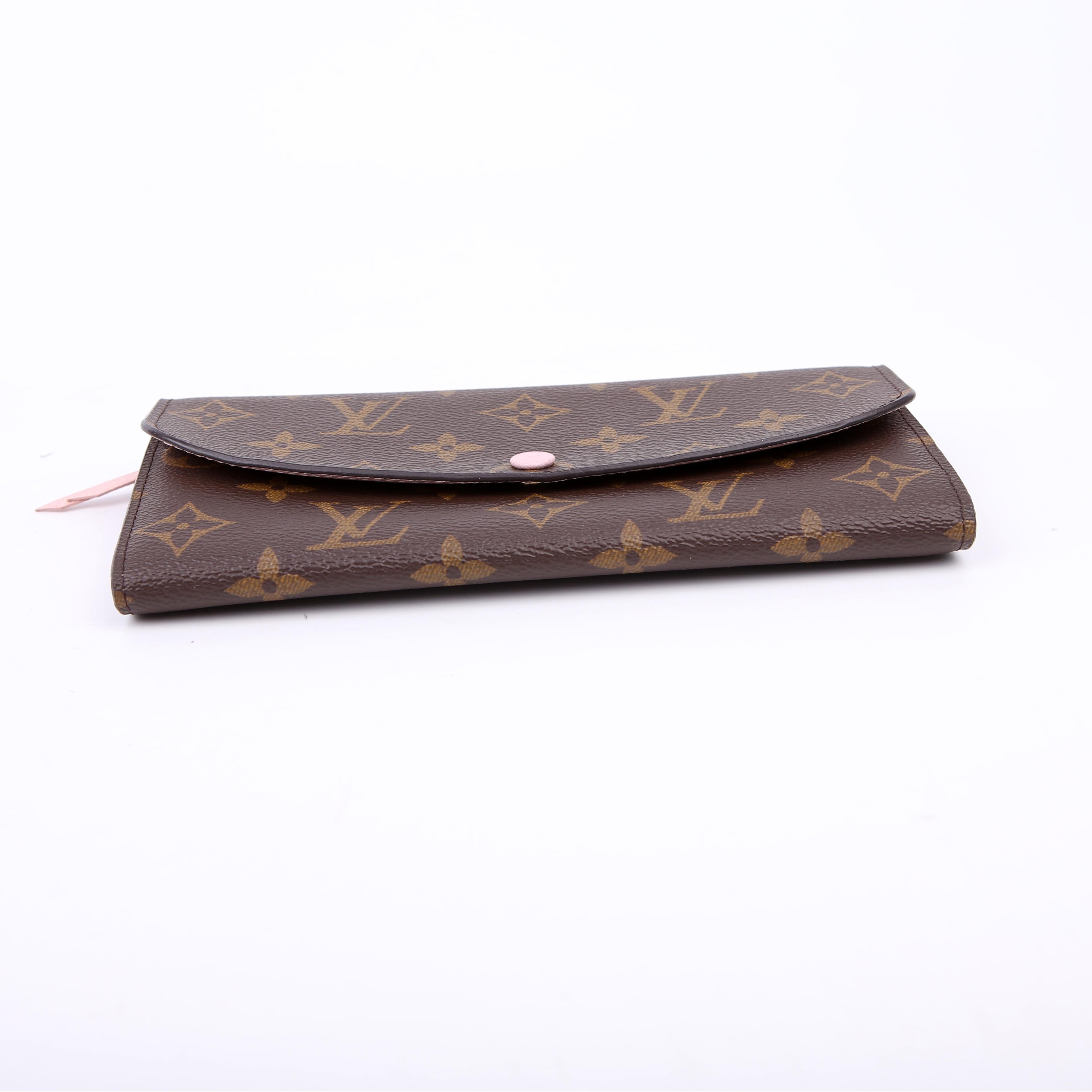 Emilie Wallet Monogram Newer Pink