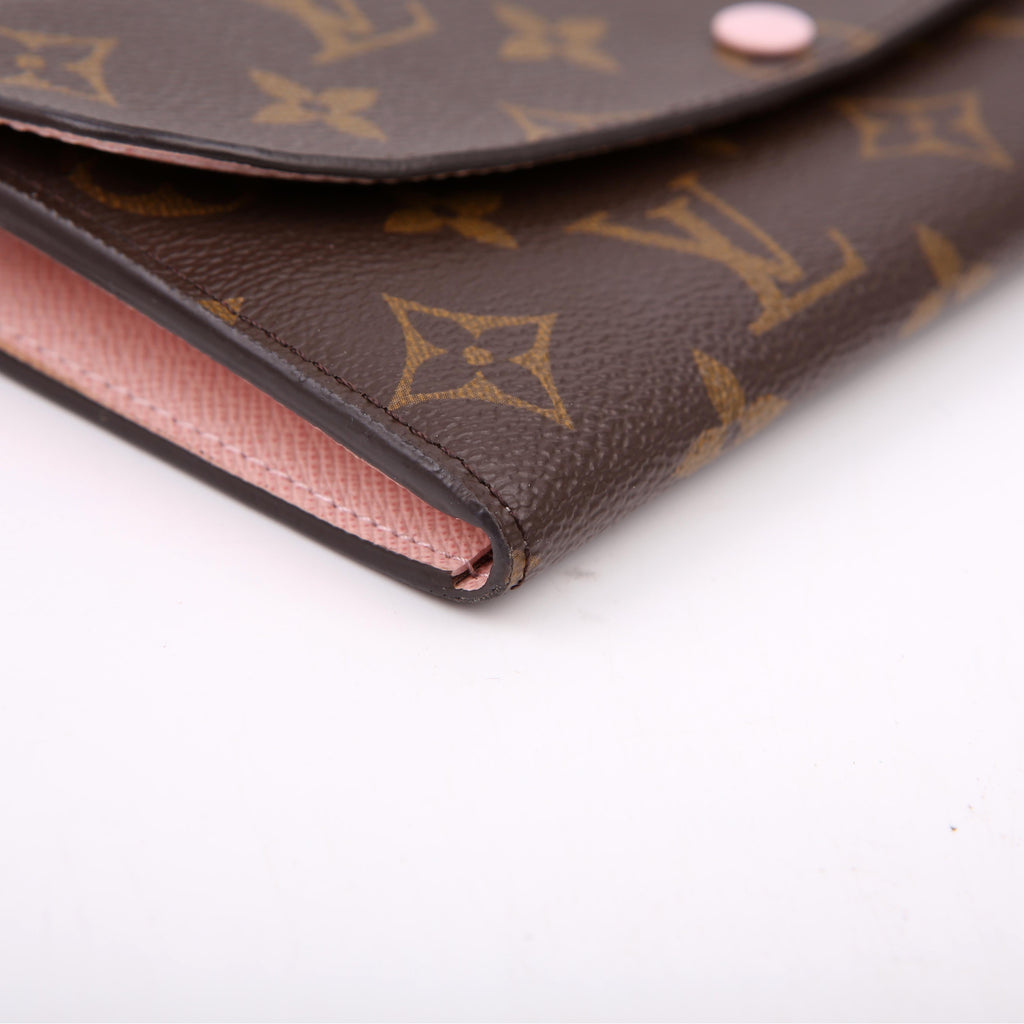 Emilie Wallet Monogram Newer Pink