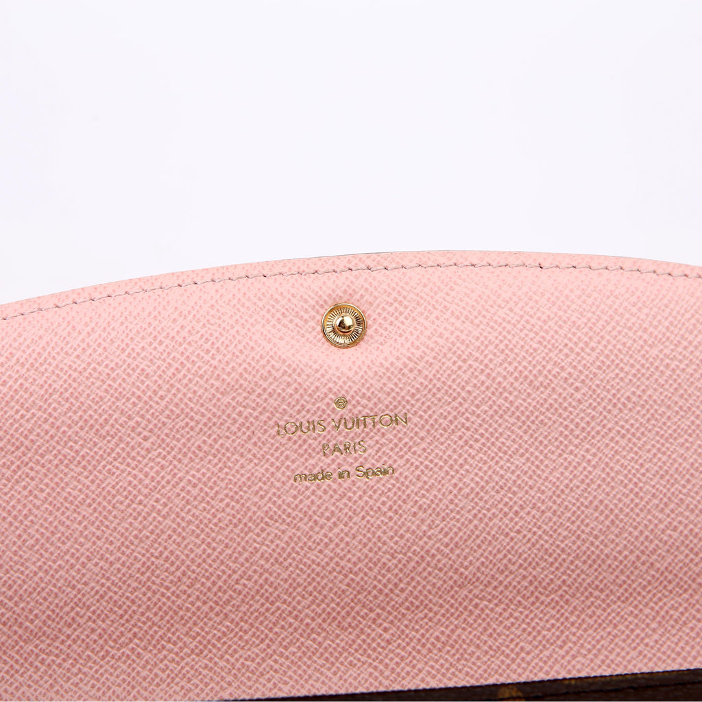 Emilie Wallet Monogram Newer Pink