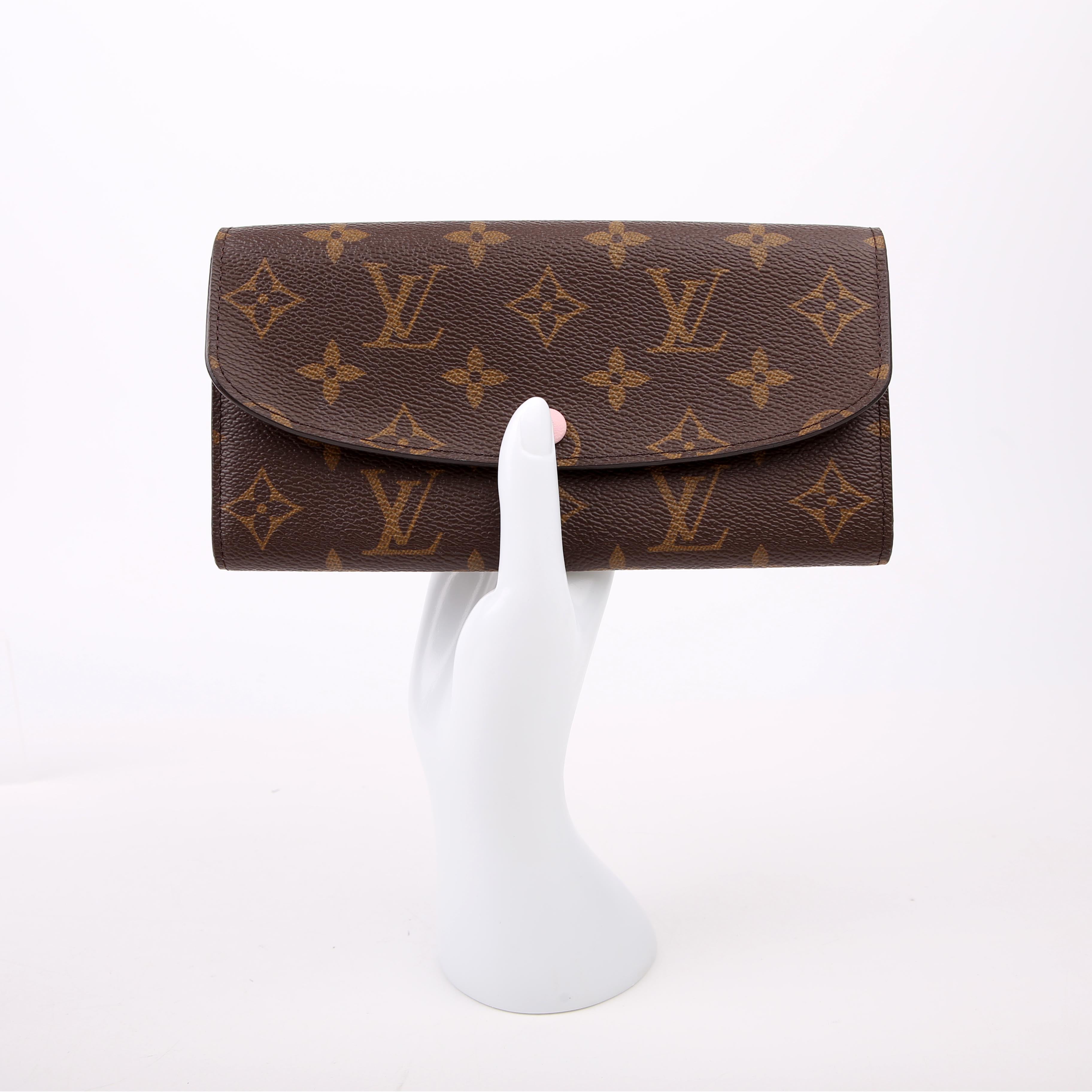 Emilie Wallet Monogram Newer Pink