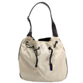 Gucci 001.0340 Jackie 1961 Drawstring Hobo Nylon Beige/Black