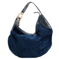 Gucci 145764 Suede Glam Hobo Blue