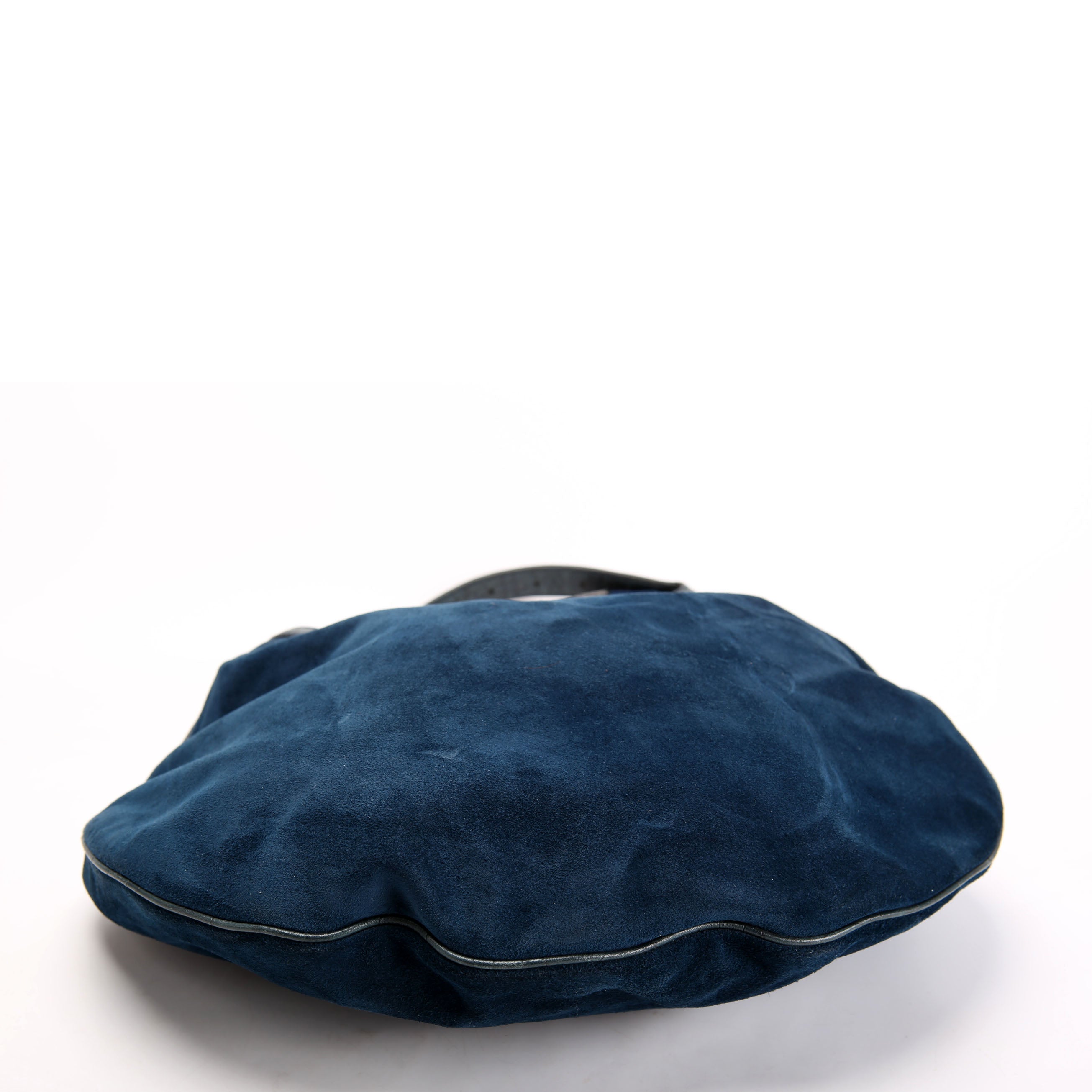 Gucci 145764 Suede Glam Hobo Blue