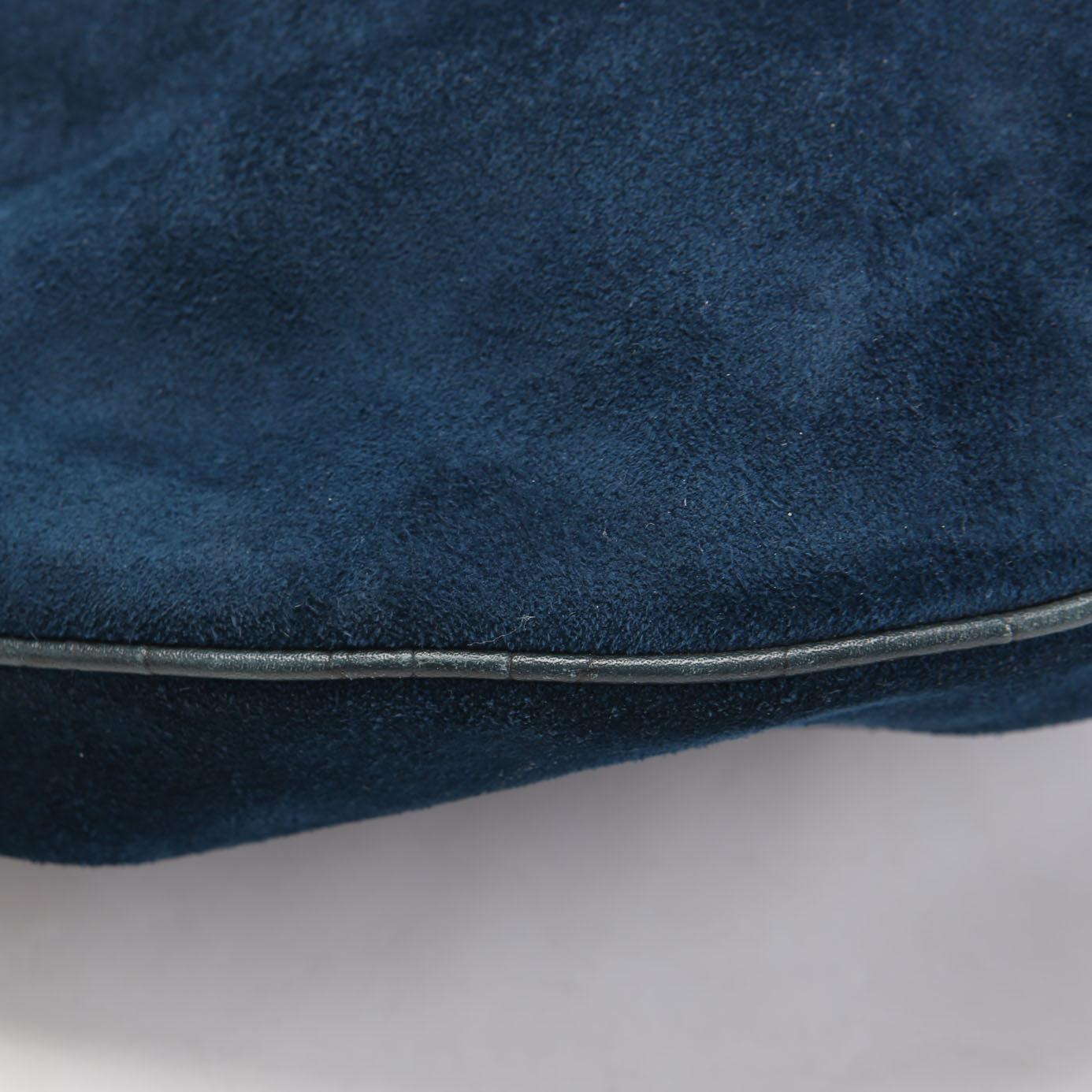 Gucci 145764 Suede Glam Hobo Blue