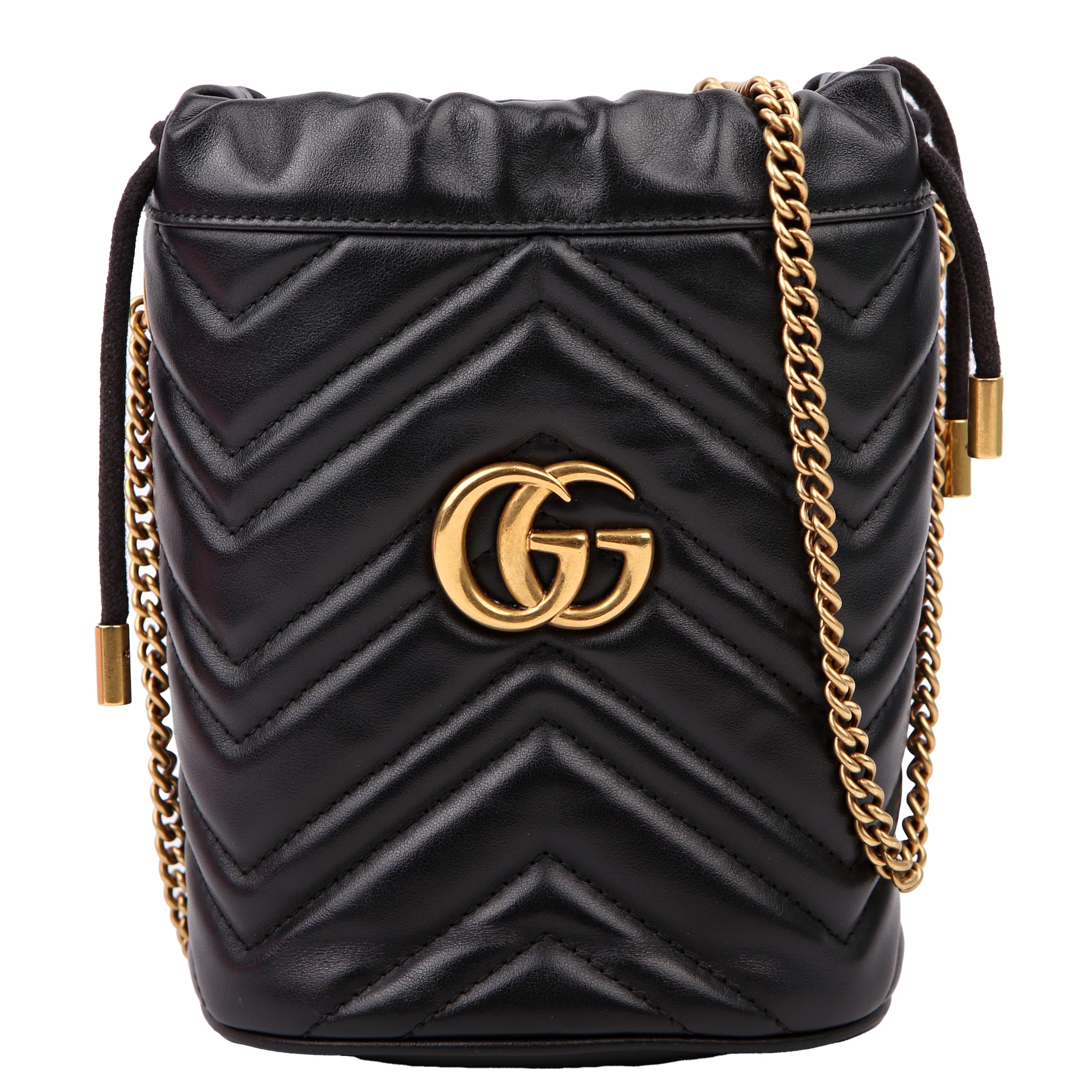 575163 Marmont Mini Bucket Black