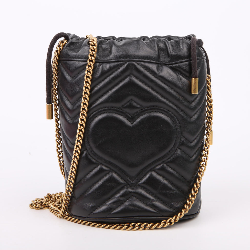 575163 Marmont Mini Bucket Black