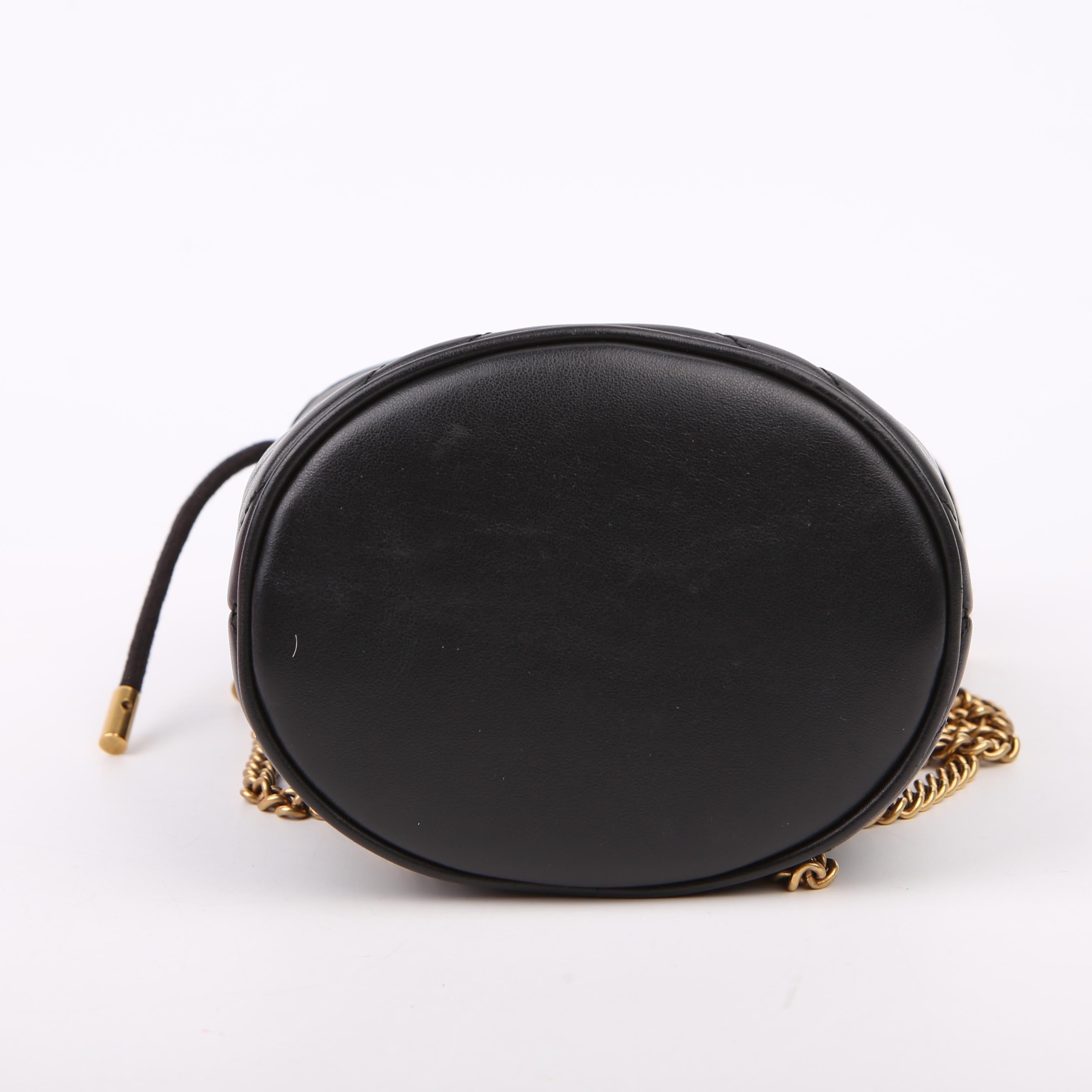 575163 Marmont Mini Bucket Black