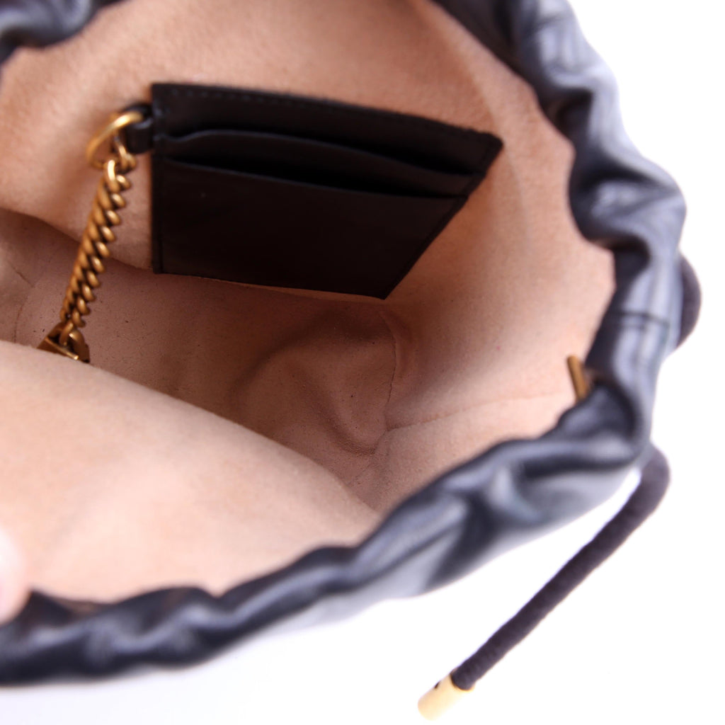 575163 Marmont Mini Bucket Black