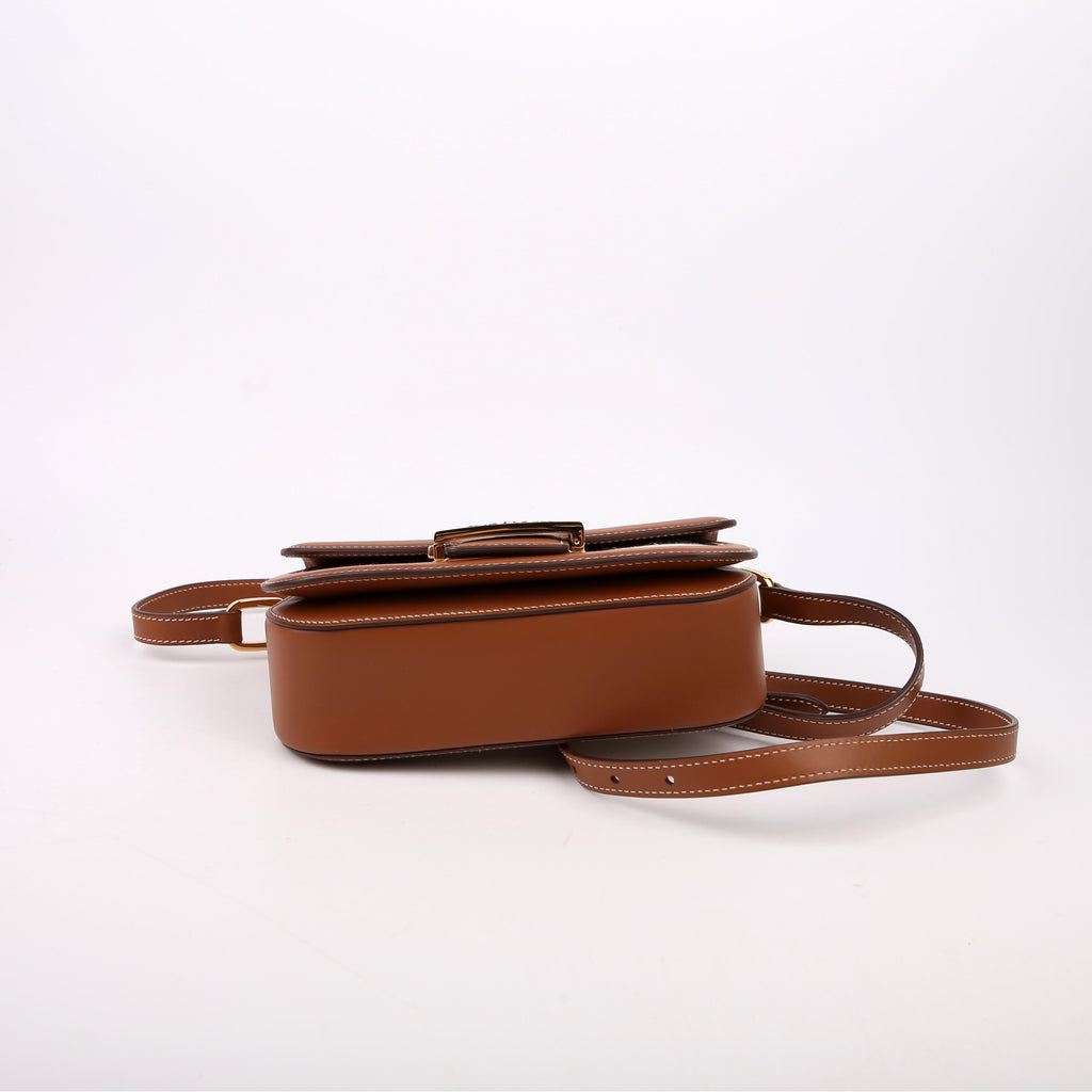 Embleme Crossbody Leather/Canvas