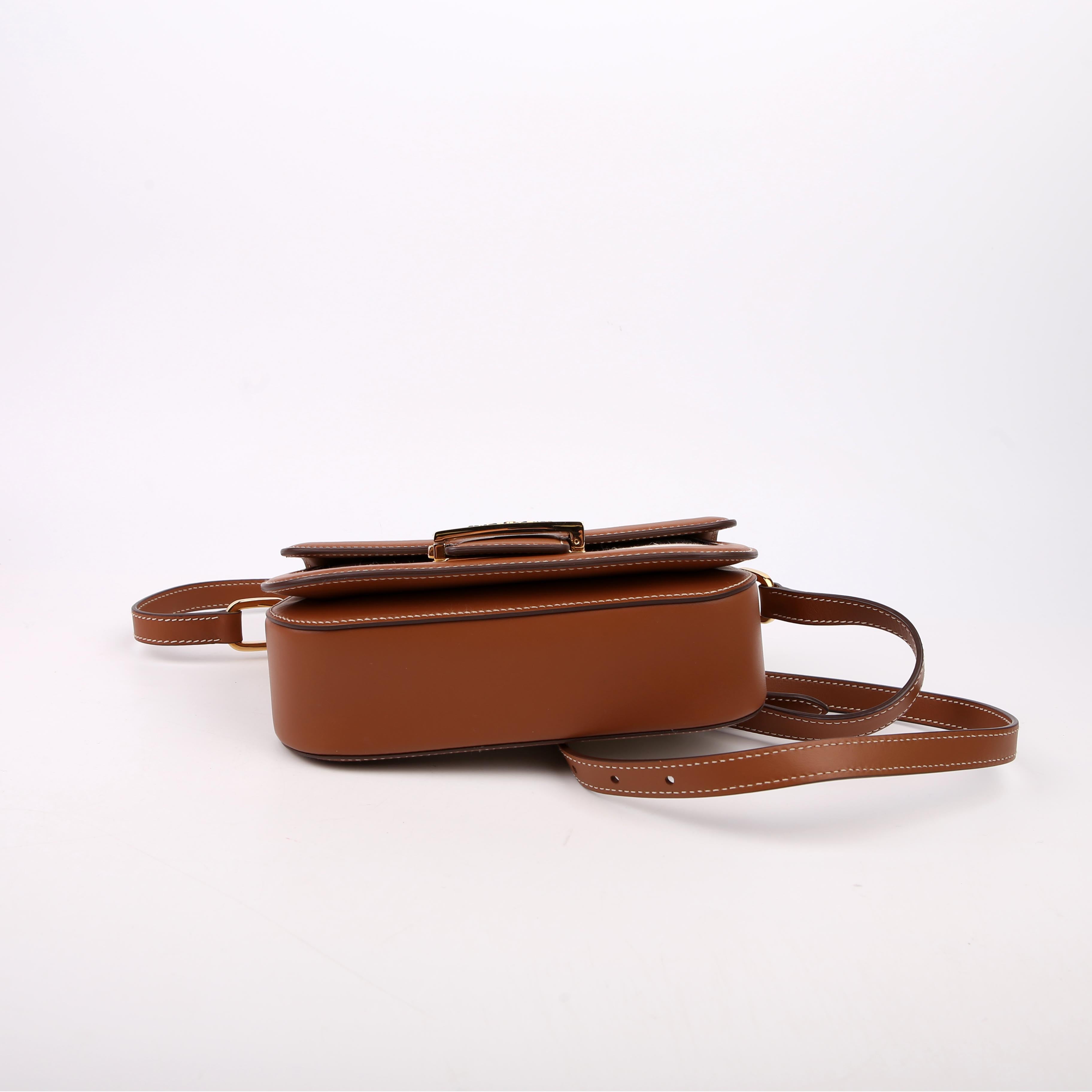 Embleme Crossbody Leather/Canvas