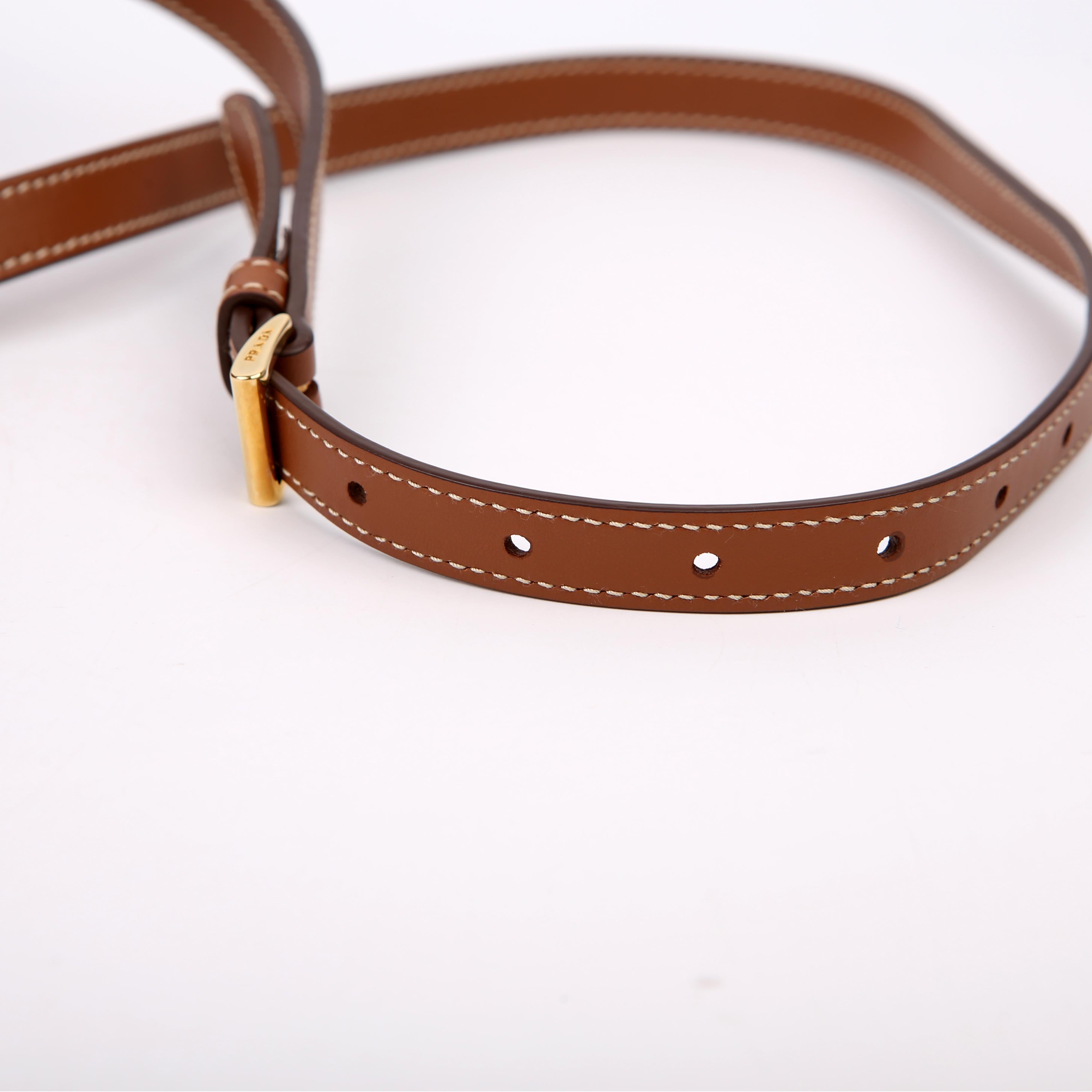Embleme Crossbody Leather/Canvas