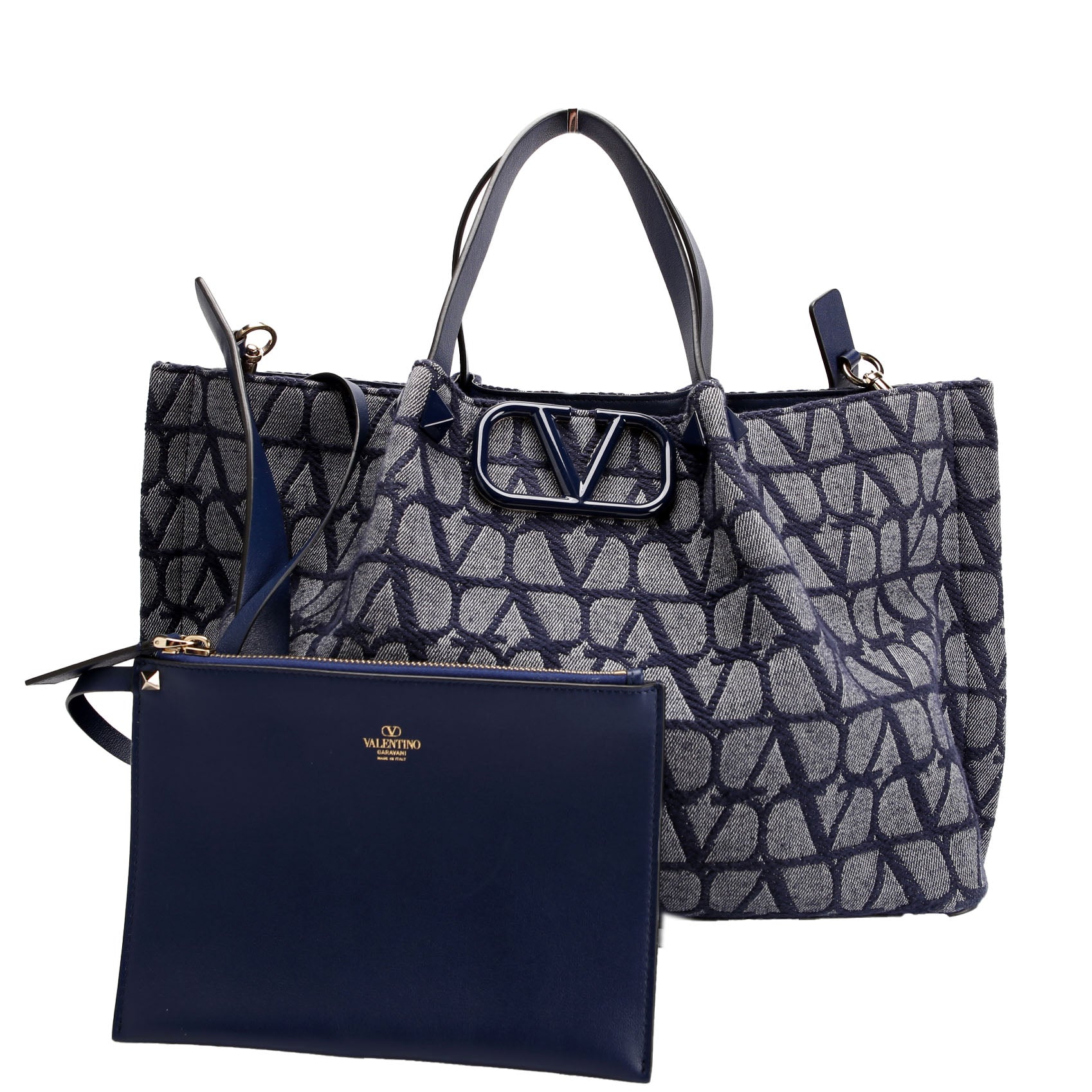 VLogo Icongraphe Denim with Pouch Navy/Denim